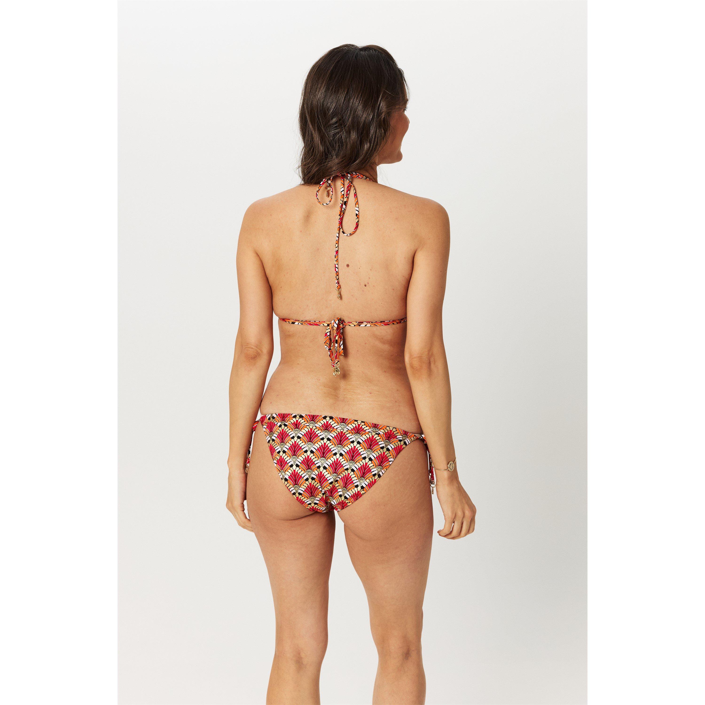 Deco Vifte Print - Biba - Women's Tie Side Bikini Bottoms - 4