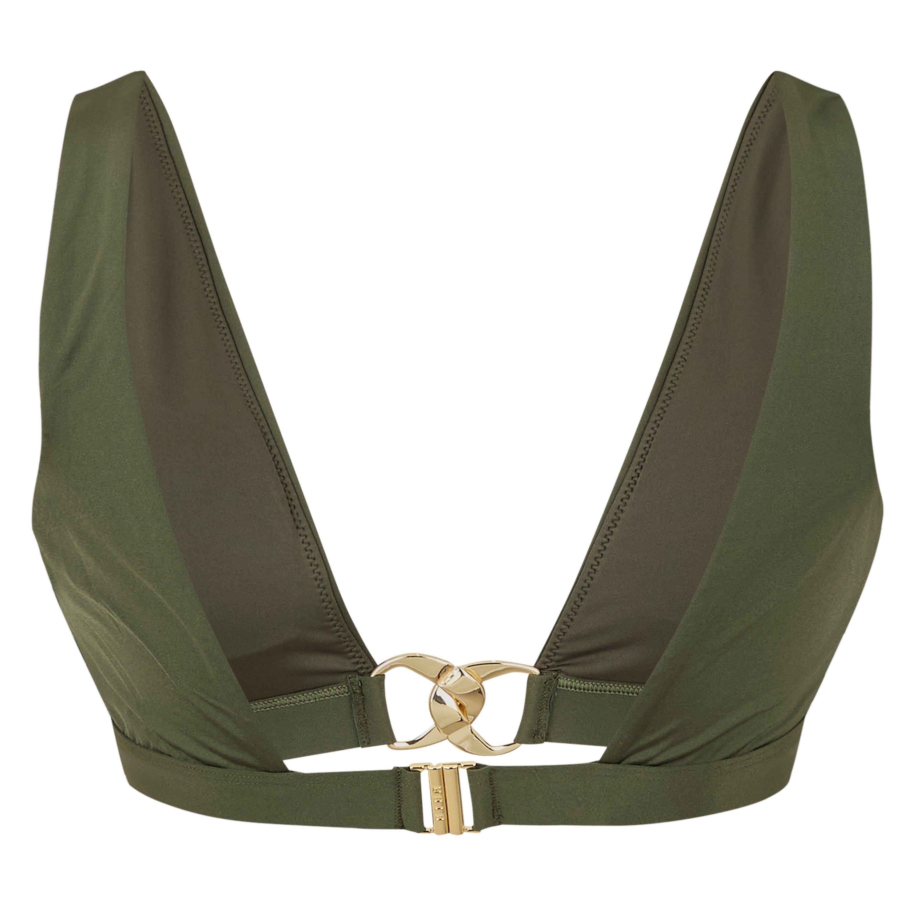 Khaki - Biba - Women's Plunge Bikini - 2