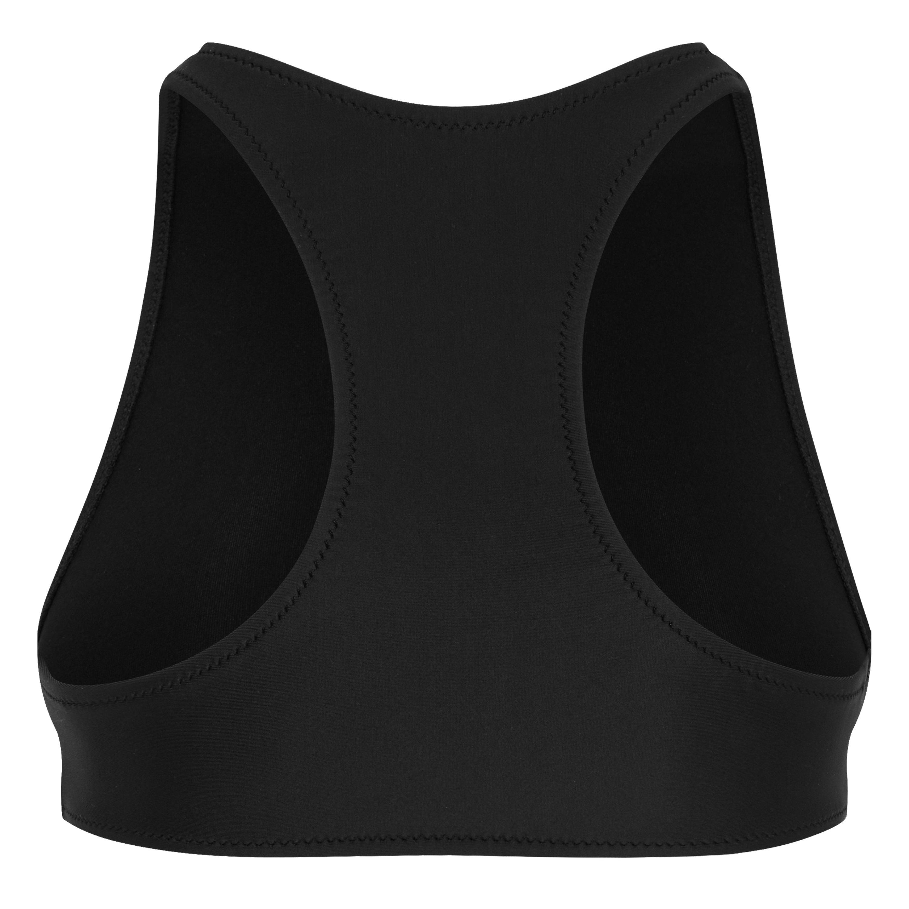 Black V0555 - Moschino - Striped Crop Top Bikini - 6