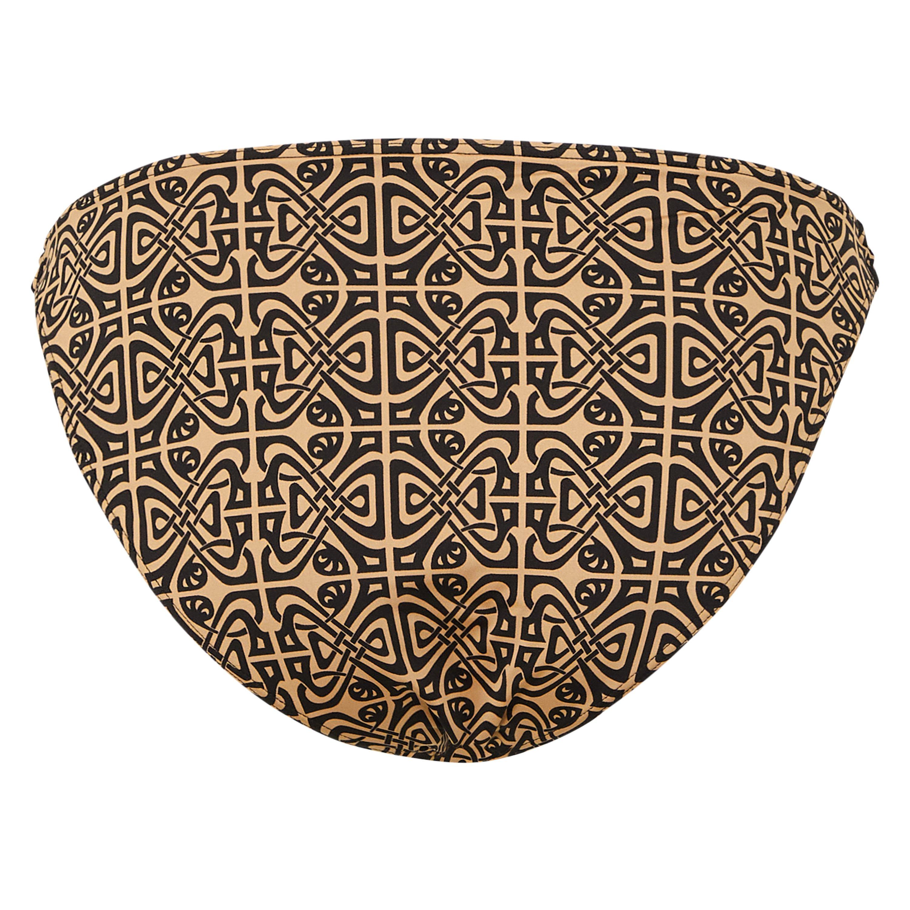Filigree Print - Biba - Women's High Leg Bikini Bottoms - 2