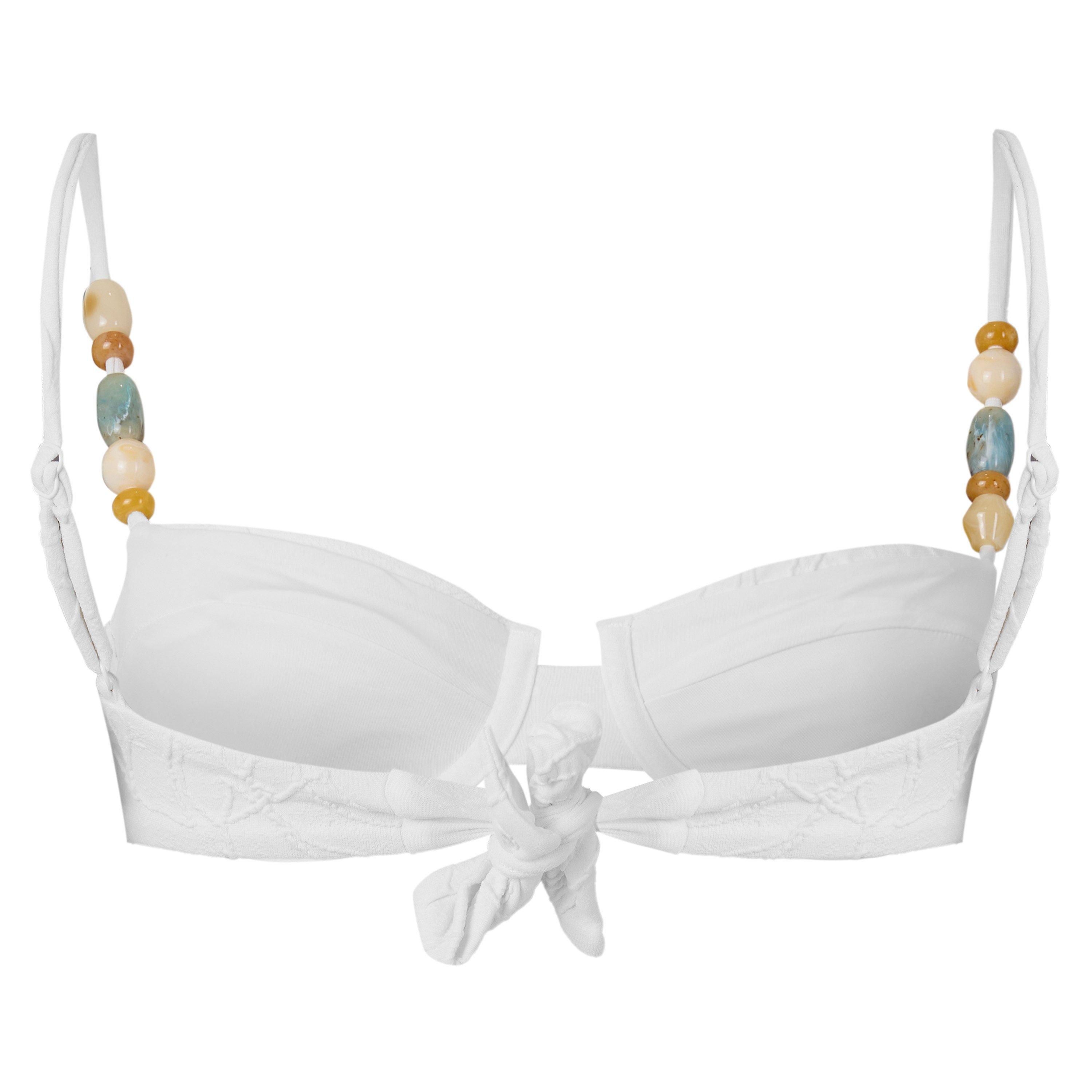 Porcelain - Devon Windsor - Devon Windsor Poppy Beaded Bikini Top - 2