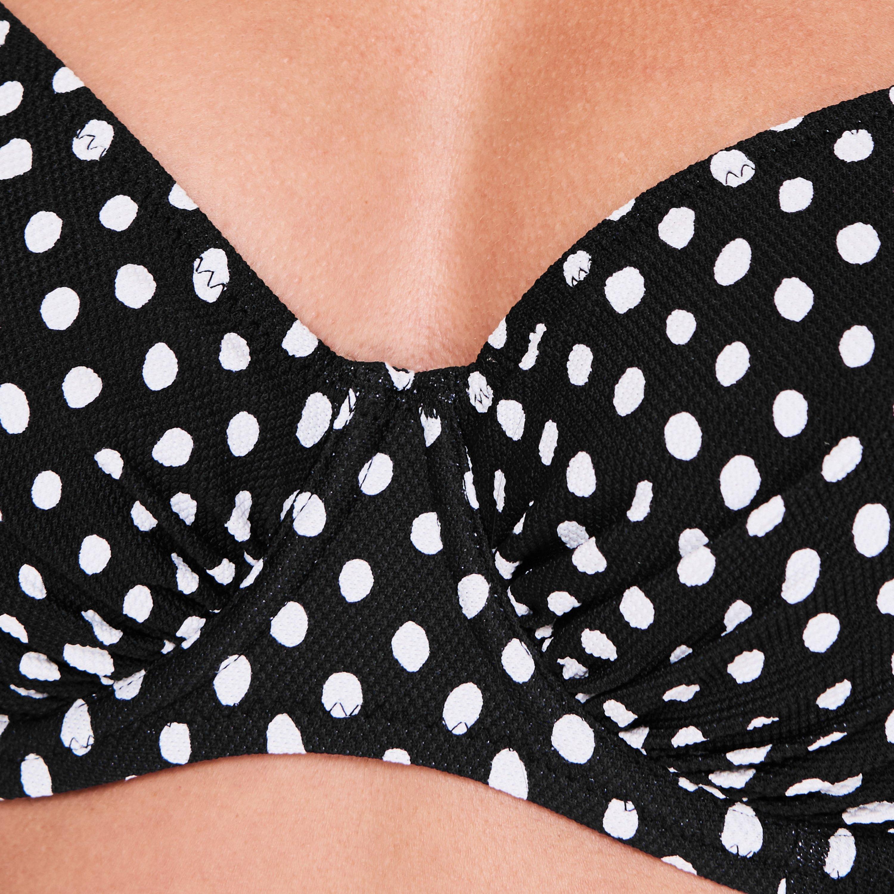 BLK Black White - Fantasie - Santa Monica Underwired Full Cup Bikini Top - 4