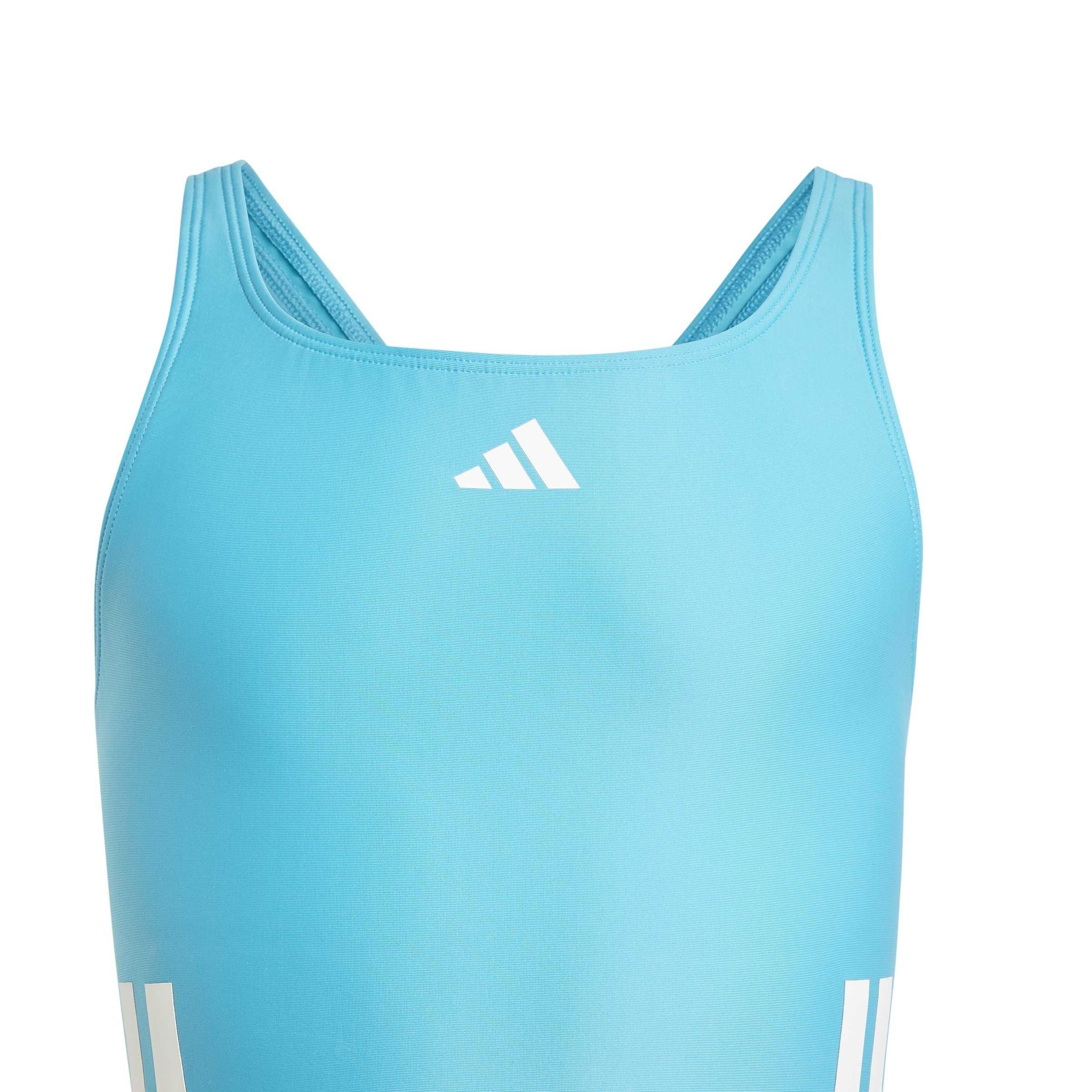 cian vívido - adidas - adidas 3- Stripes C- Back Swimsuit - 5