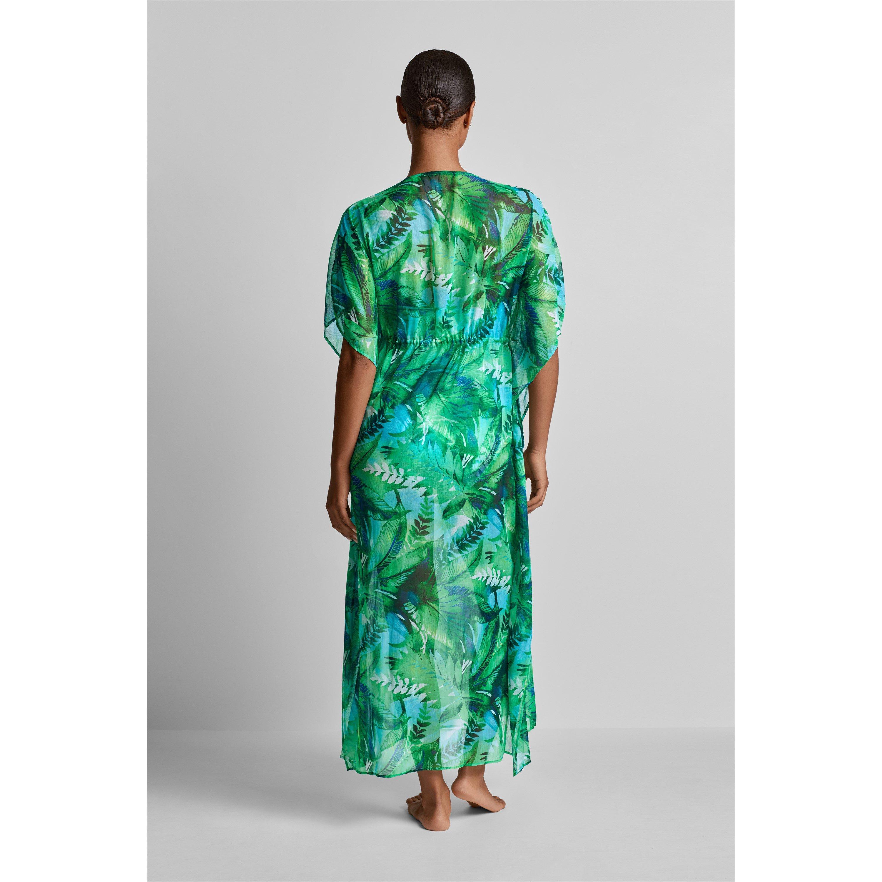 Green - Lauren by Ralph Lauren - Women's Midi Kaftan - 2