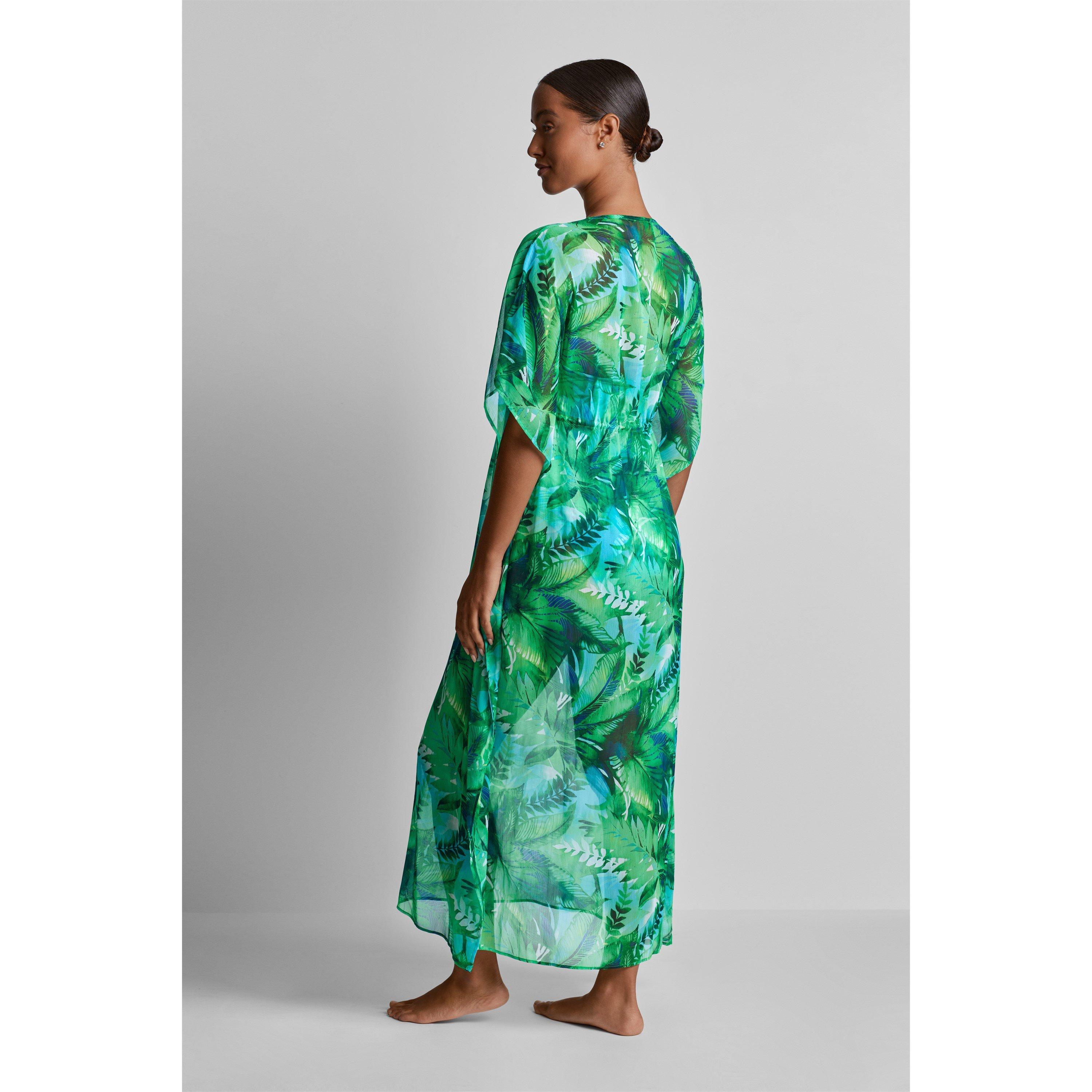 Green - Lauren by Ralph Lauren - Women's Midi Kaftan - 3