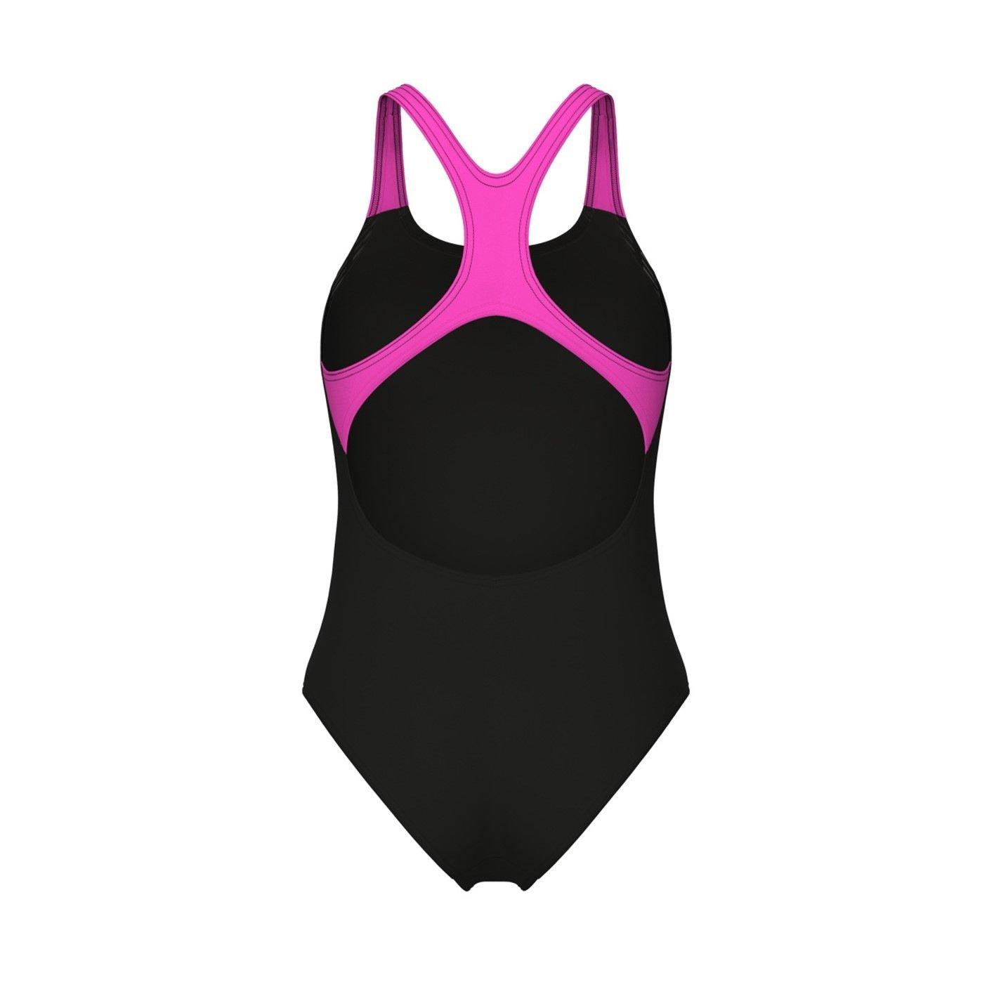 Black/Pink - Arena - Womens Poseidonia Swim Pro Back Swimsuit - 3