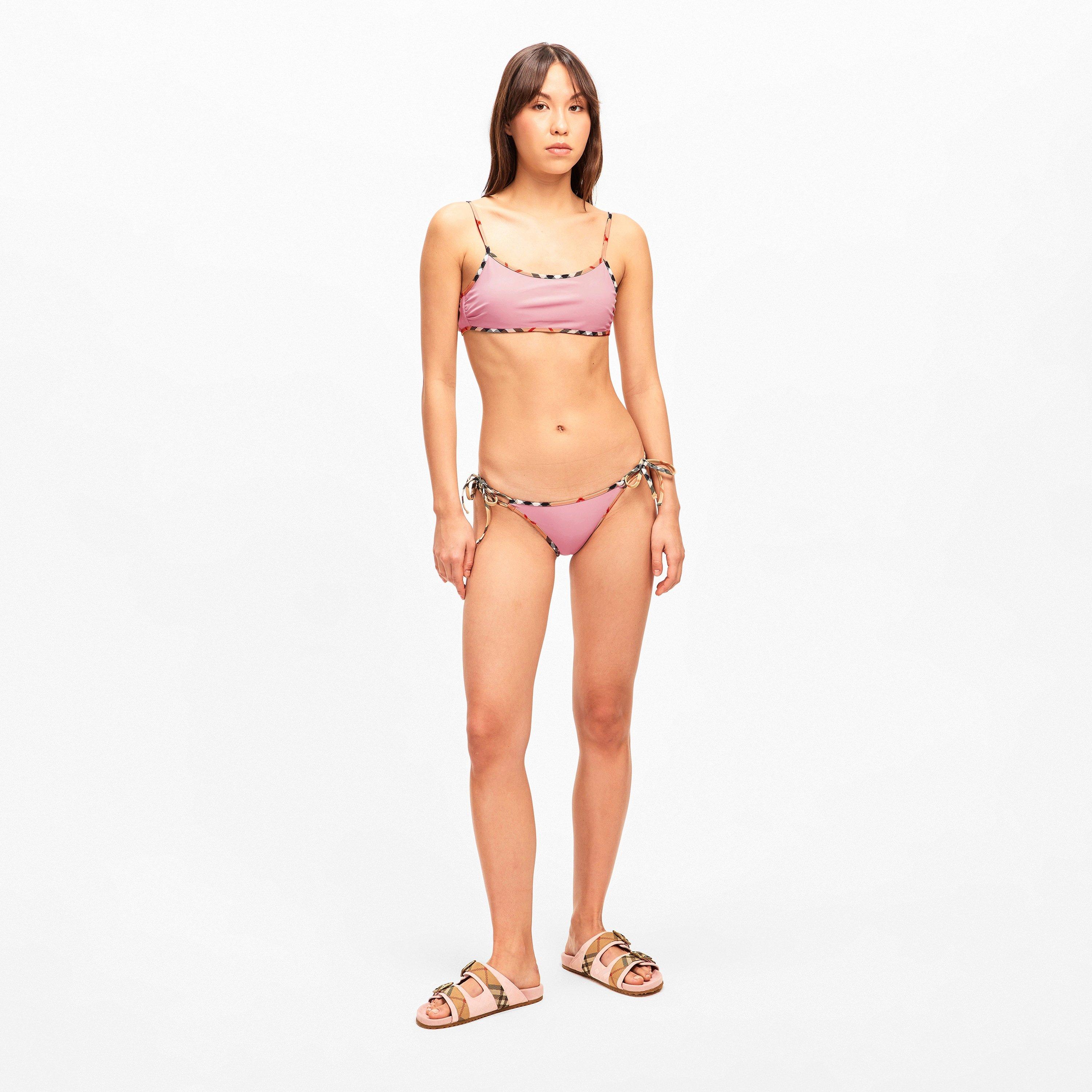 Begonia Pink - Burberry - Women's Starla Bandeau Bikini - 6