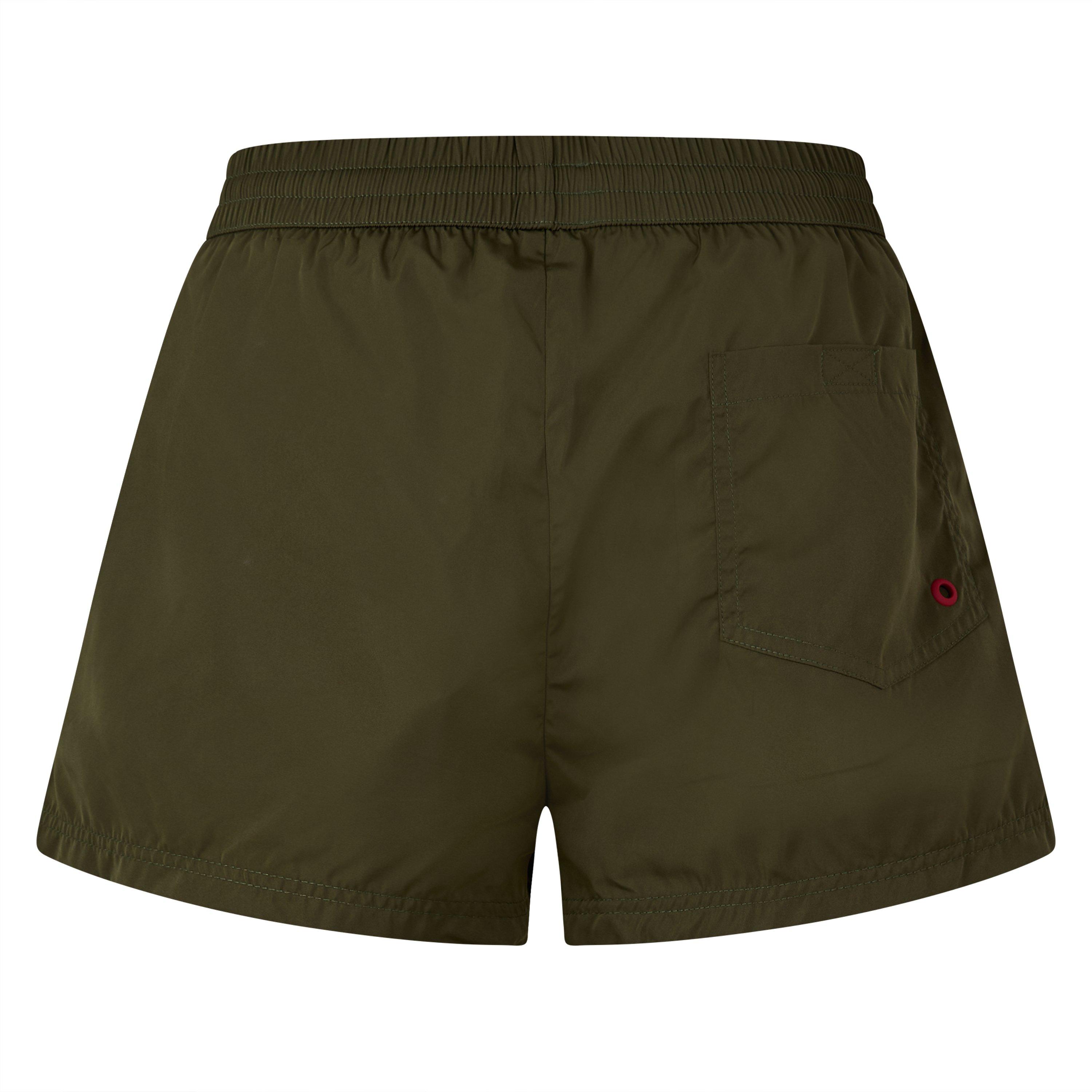 Olive Night - Diesel - Men's Mike-Patch Swim Shorts - 2