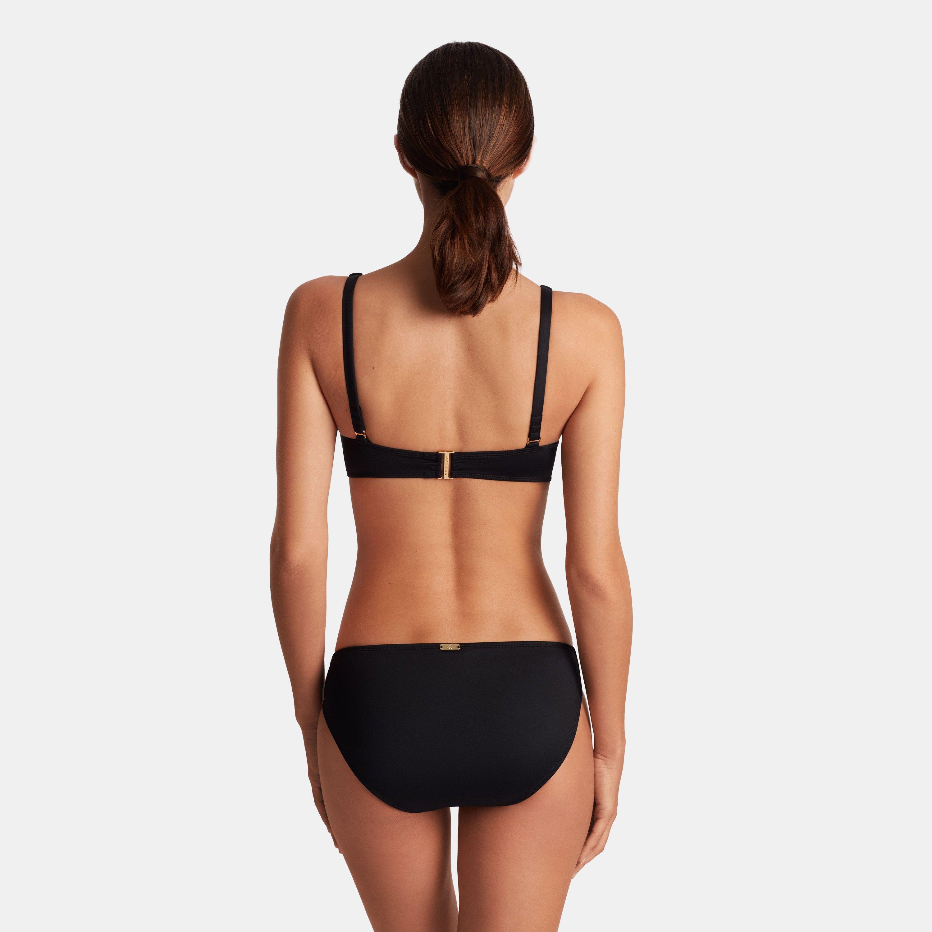 Black - Lauren by Ralph Lauren - Women's Ring Triangle Bikini - 2