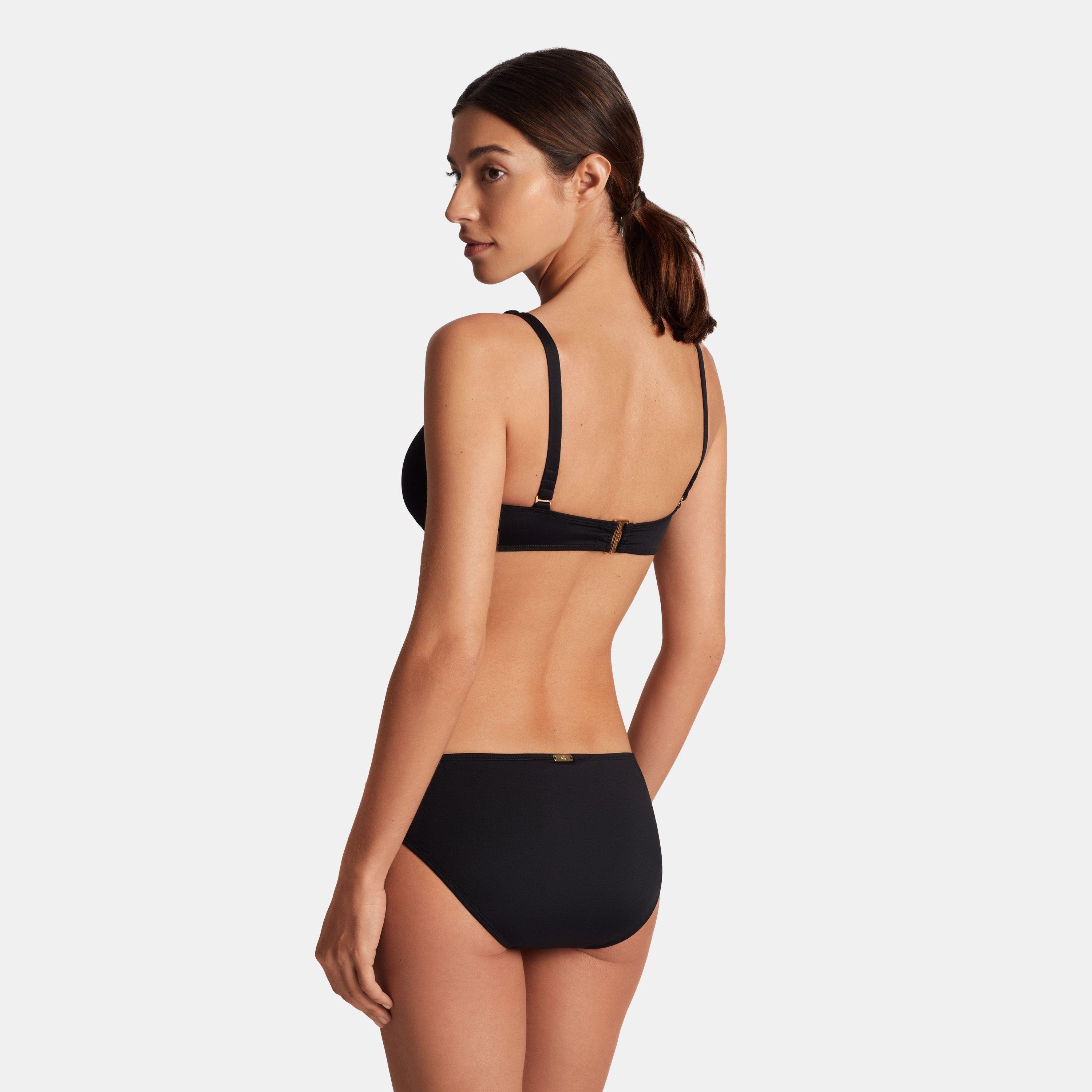 Black - Lauren by Ralph Lauren - Women's Ring Triangle Bikini - 4