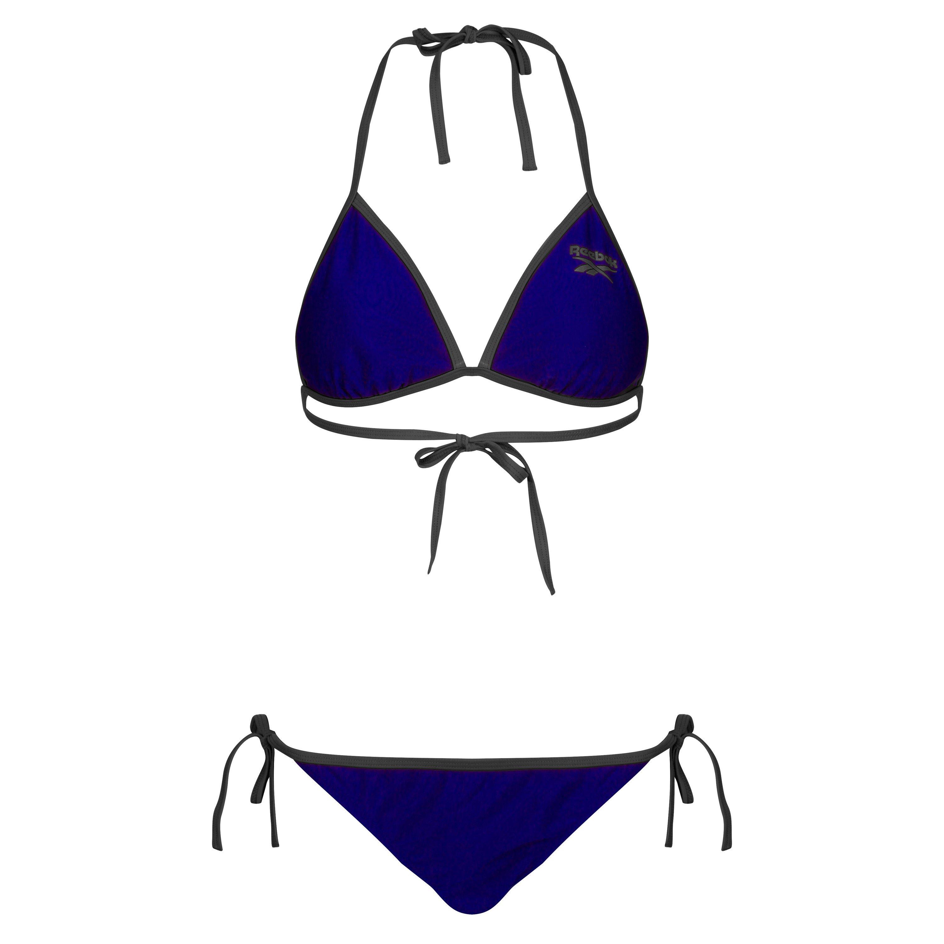 Blue/Navy - Reebok - Womens 2 Piece Bikini Allegra - 1