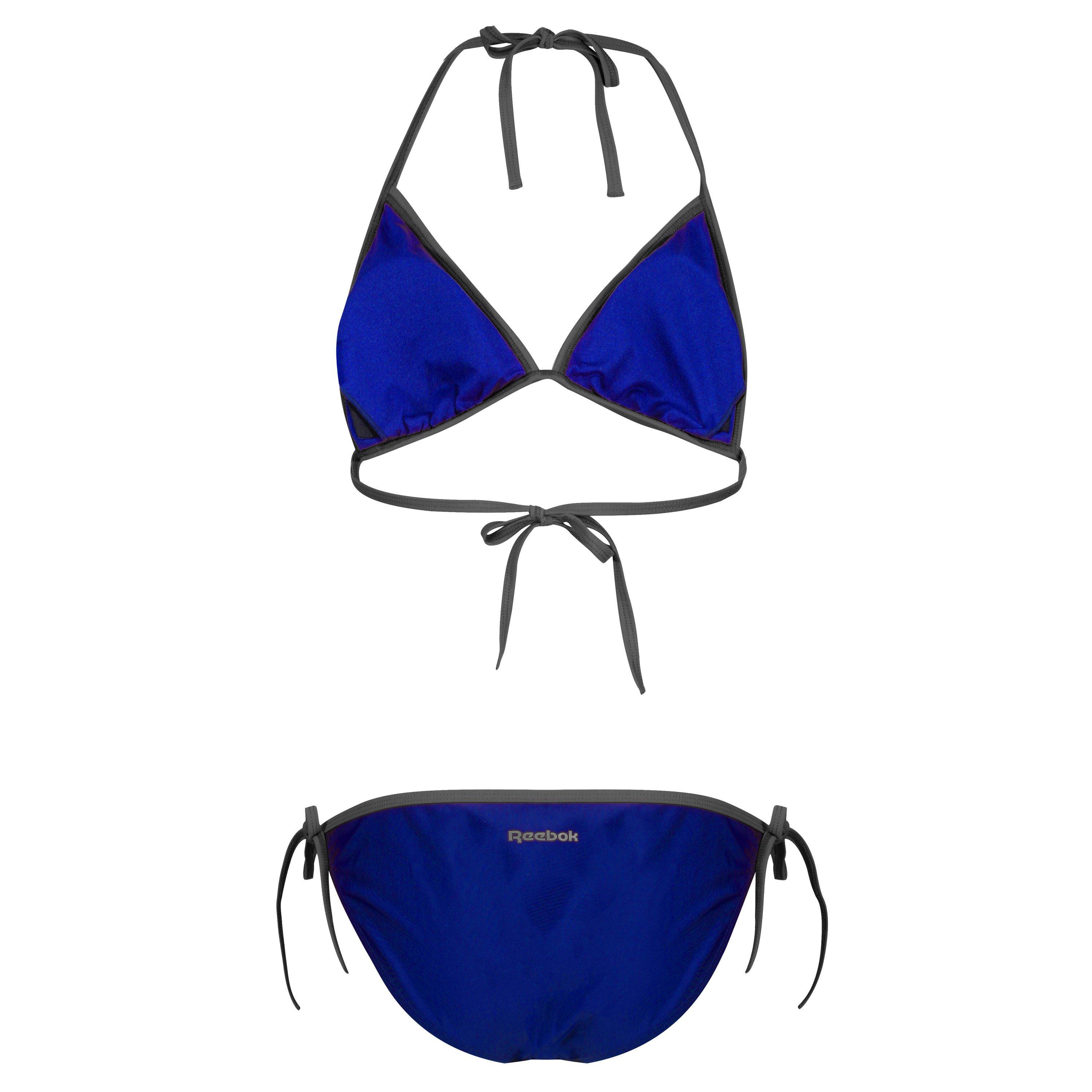 Blue/Navy - Reebok - Womens 2 Piece Bikini Allegra - 2