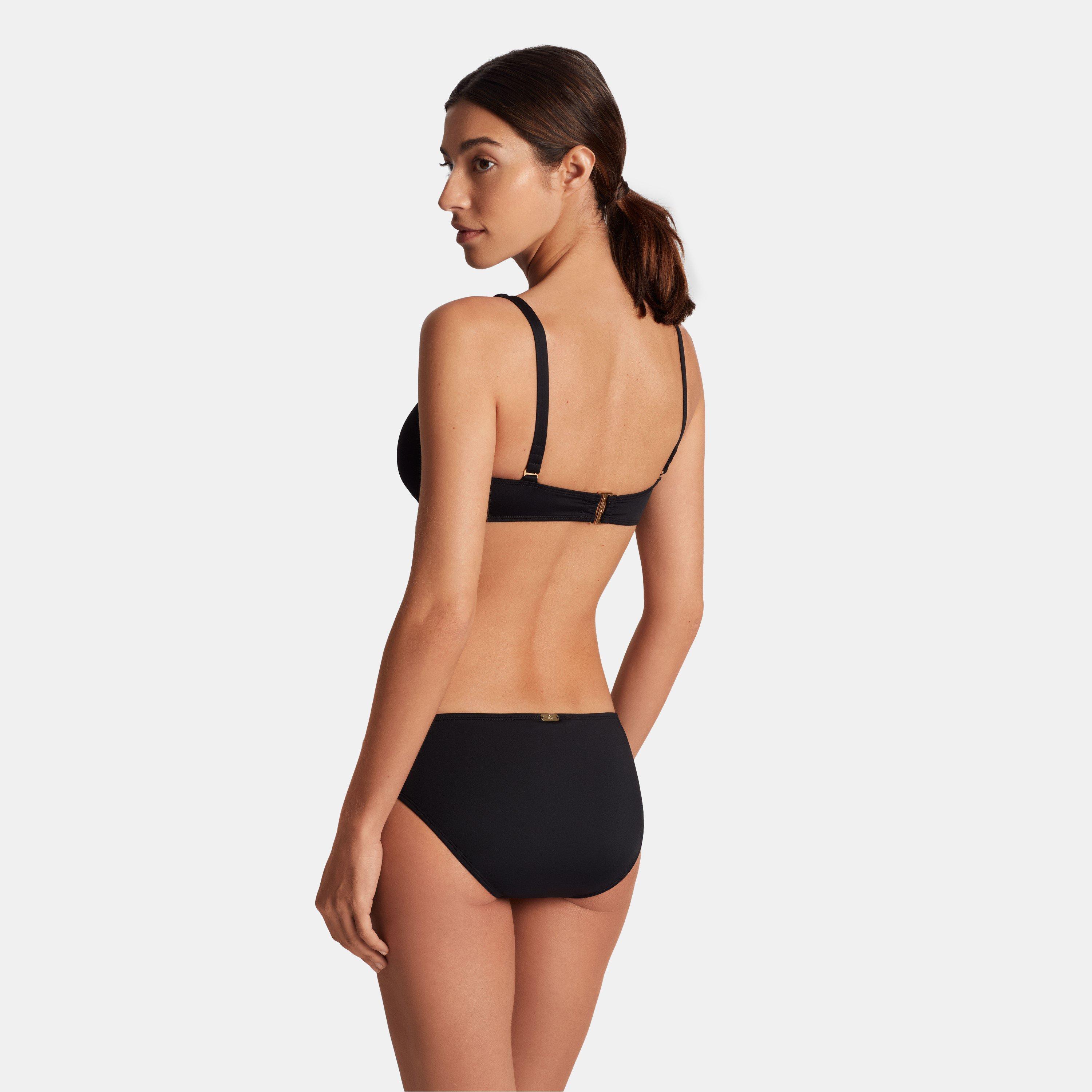 Black - Lauren by Ralph Lauren - Women's Ring Hipster Bikini Bottoms - 2