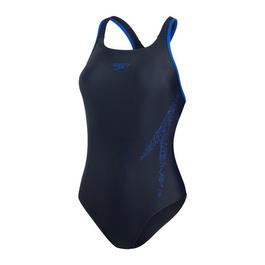 Speedo Hyperboom Racerback Swimsuit One Piece Womens