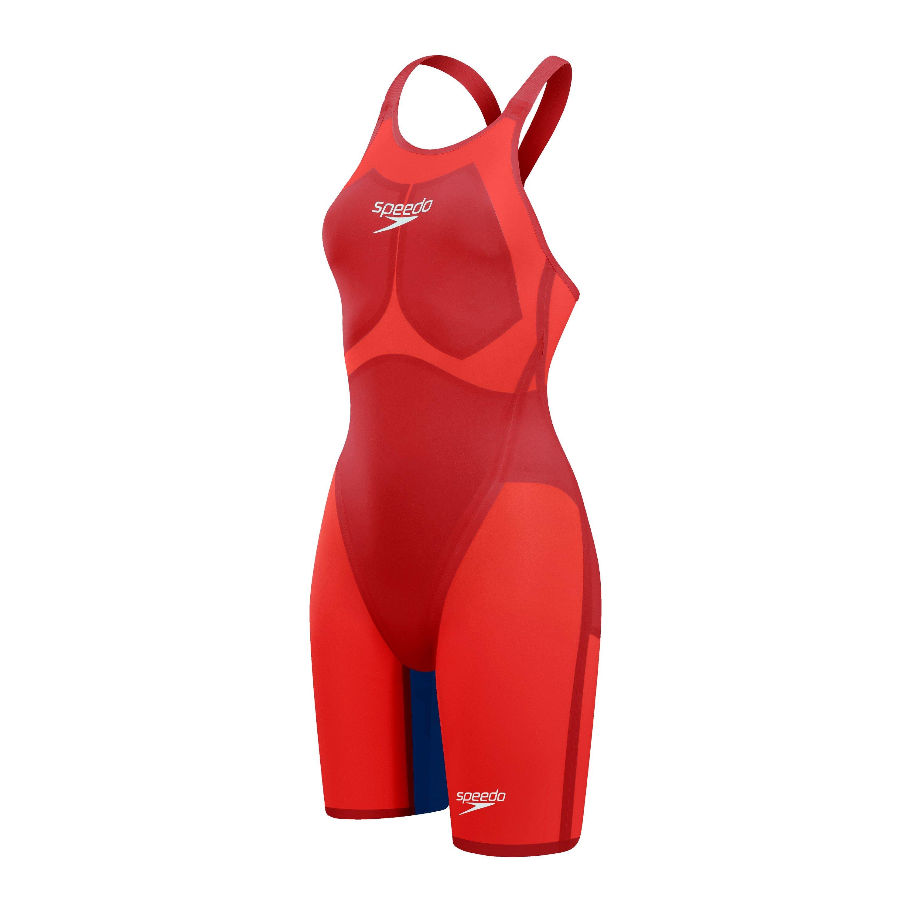 Red/Blue - Speedo - Women's Lzr Valor 2.0 Race Swimsuit - 1