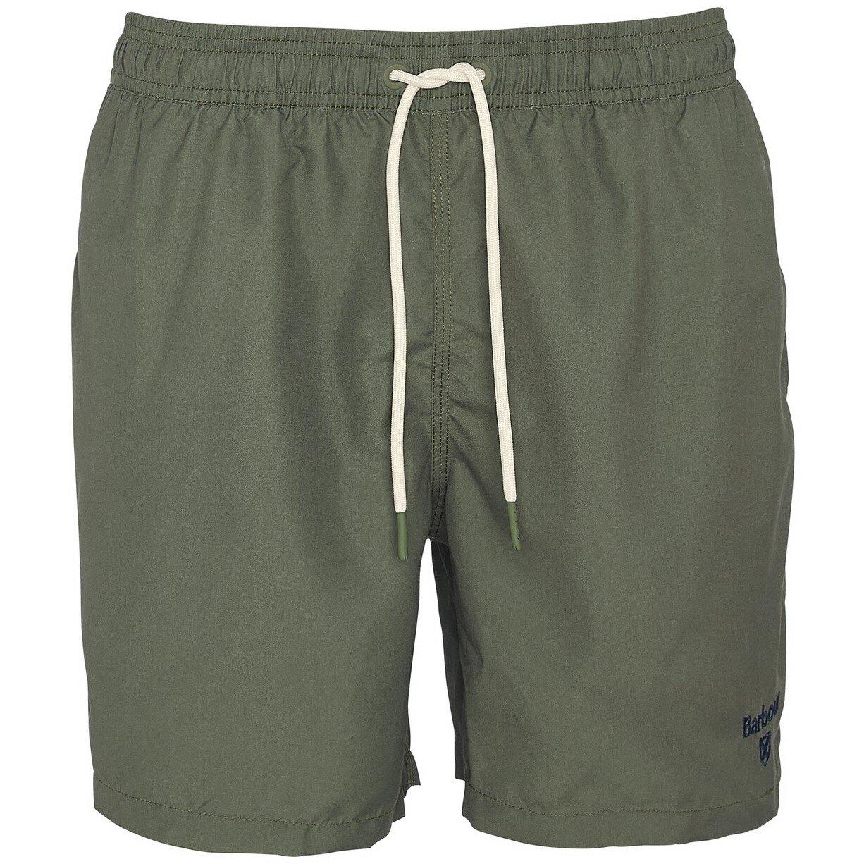 Barbour Logo Swim Shorts - Olive OL51 - M