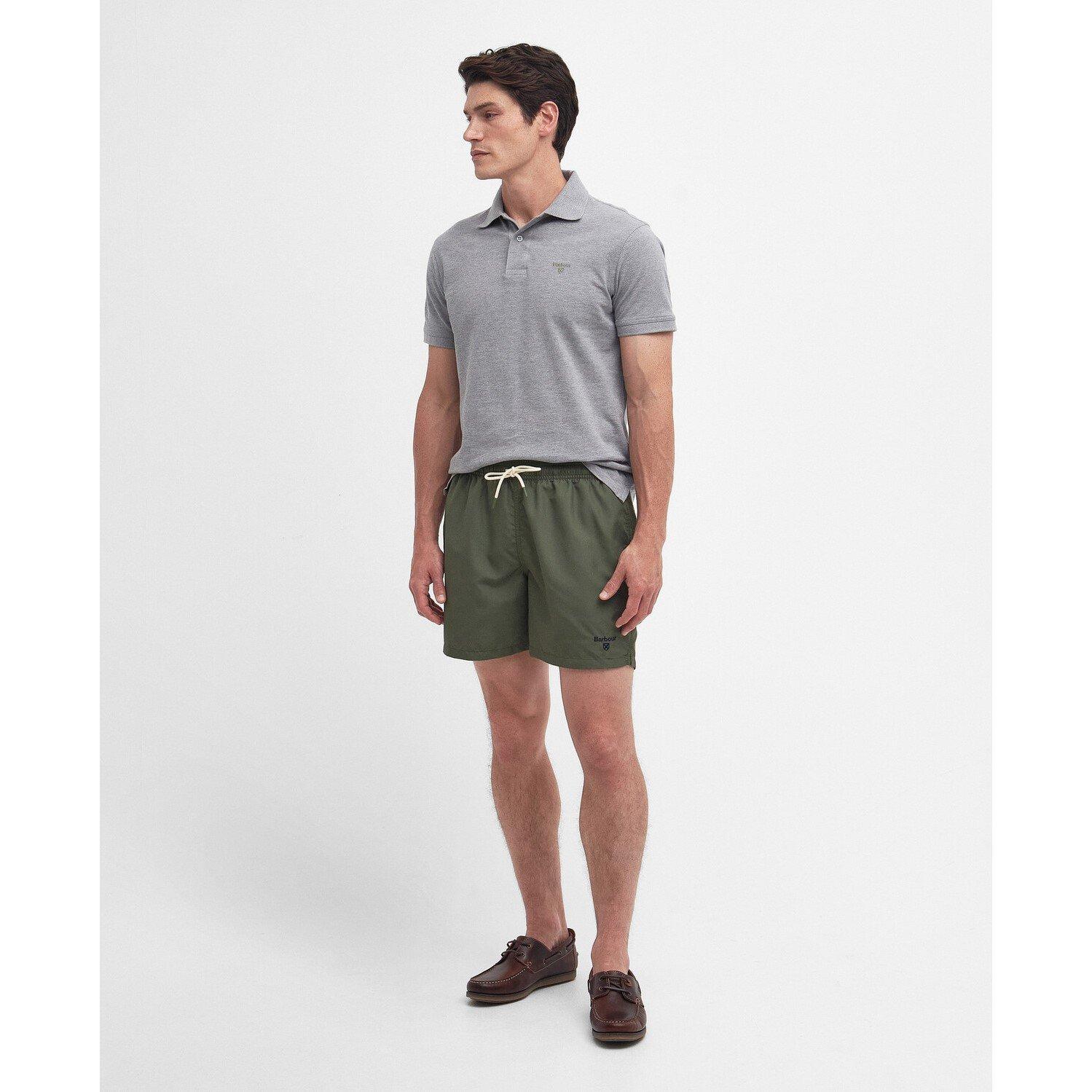 Olive OL51 - Barbour - Logo Swim Shorts - 2