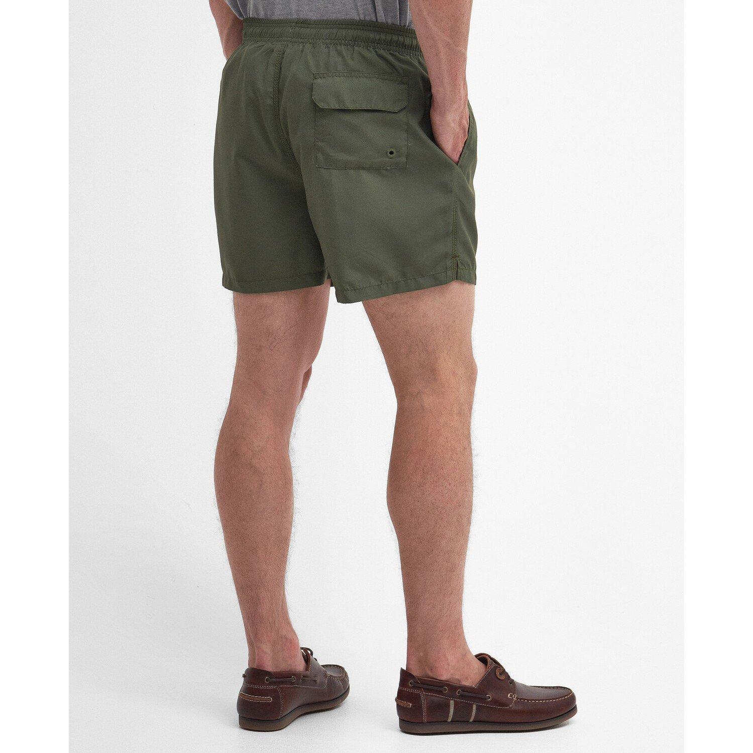 Olive OL51 - Barbour - Logo Swim Shorts - 3