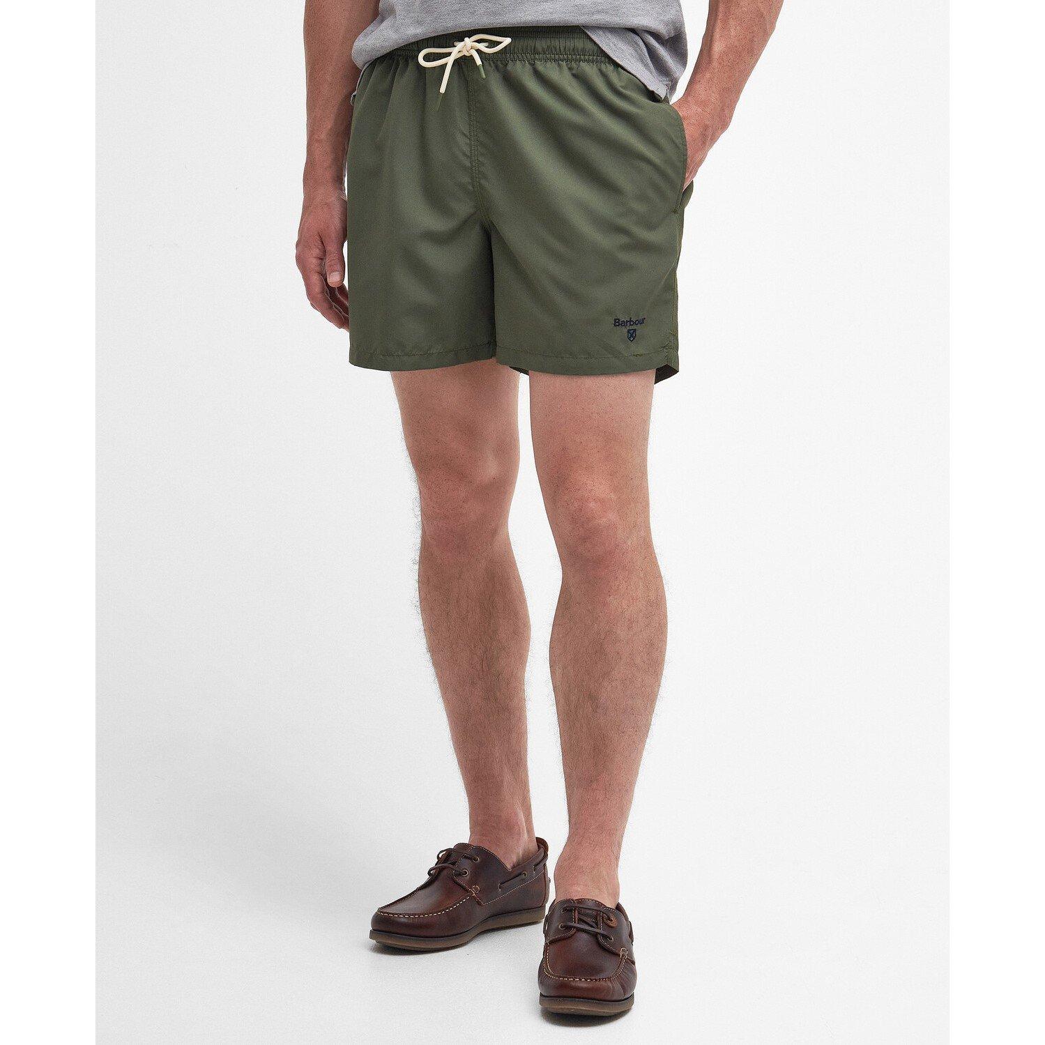 Olive OL51 - Barbour - Logo Swim Shorts - 5