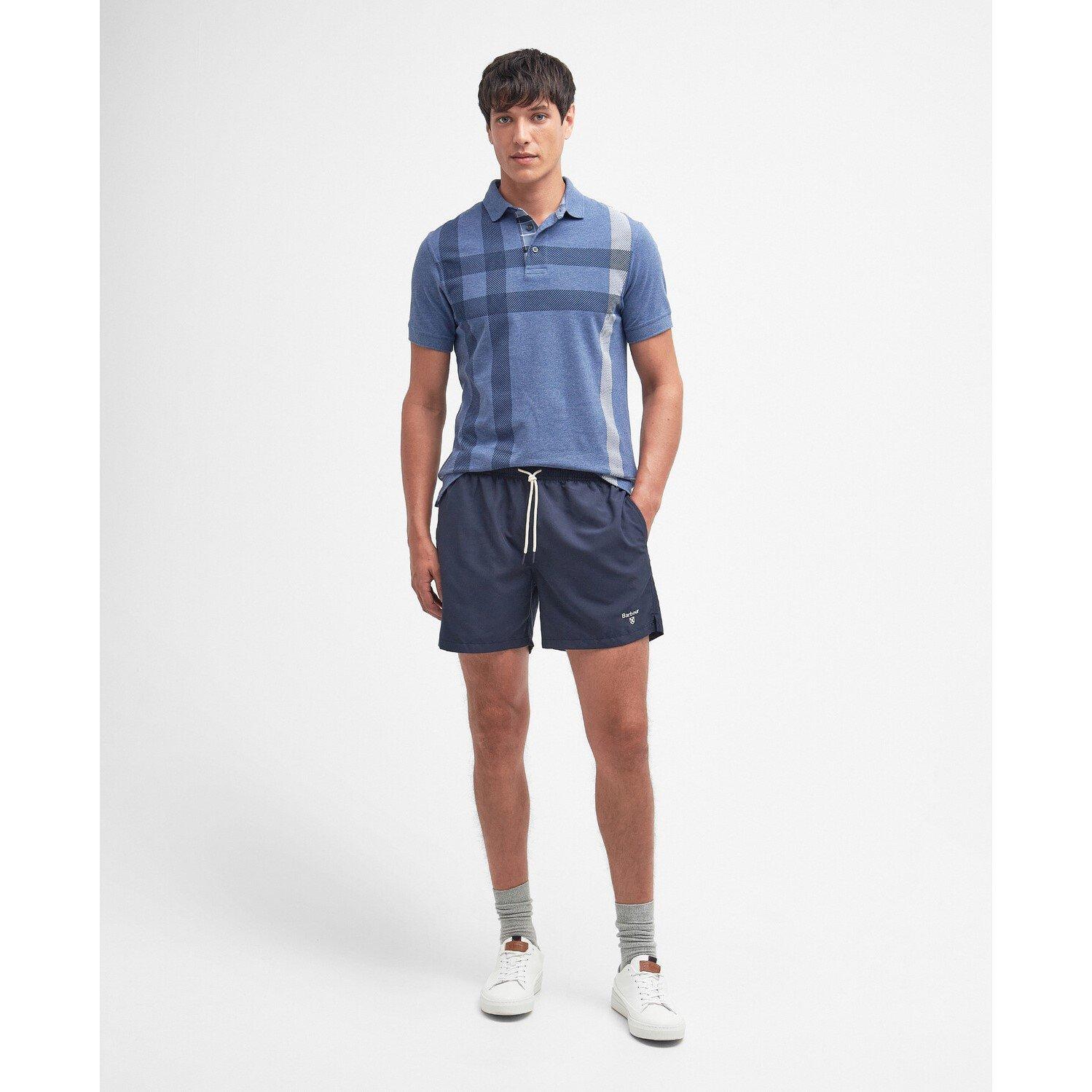Navy NY91 - Barbour - Logo Swim Shorts - 2