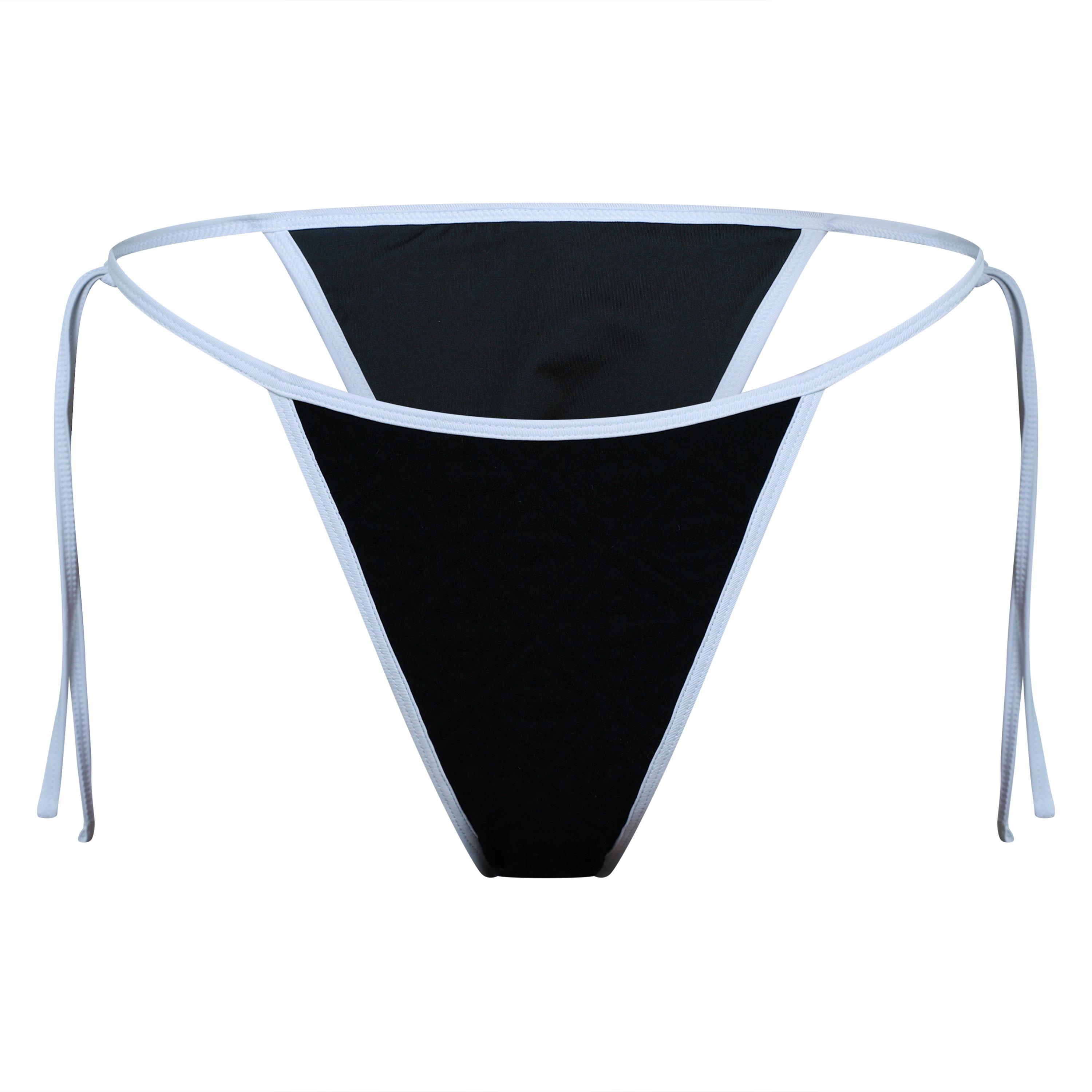 Black - Casablanca - Casa Textured Bikini Ld99 - 1