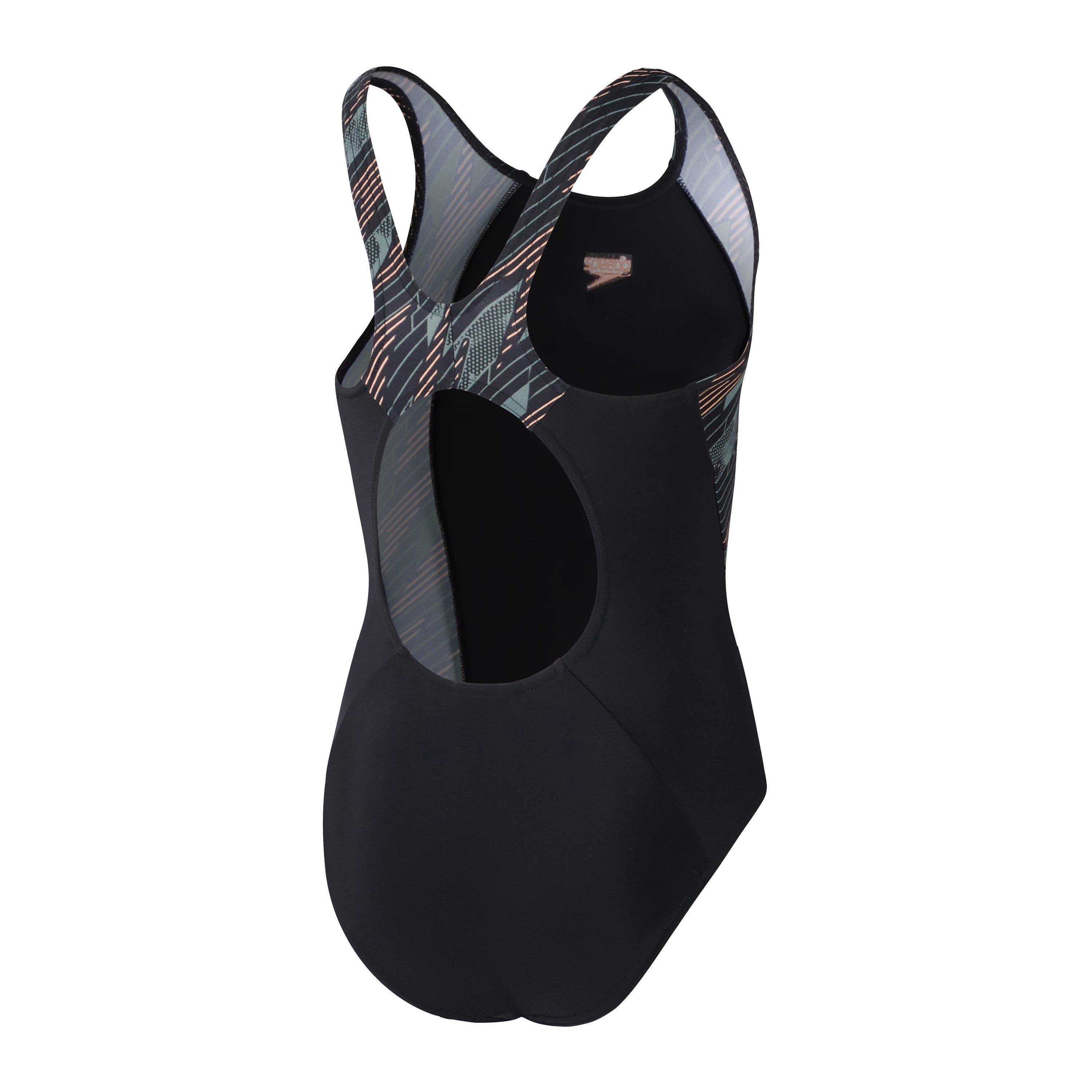 Negro / Verde - Speedo - One Piece Swimsuit - 2
