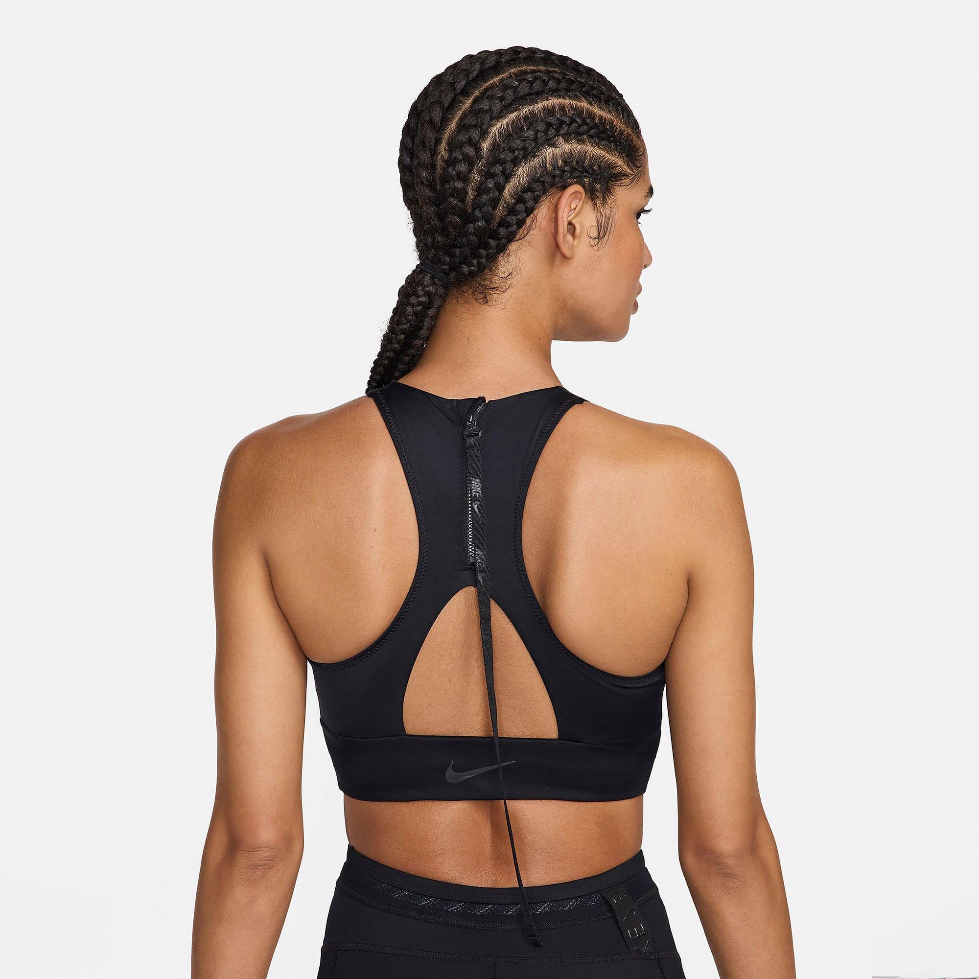 Black - Nike - Hydlock Midkini Top Womens - 2