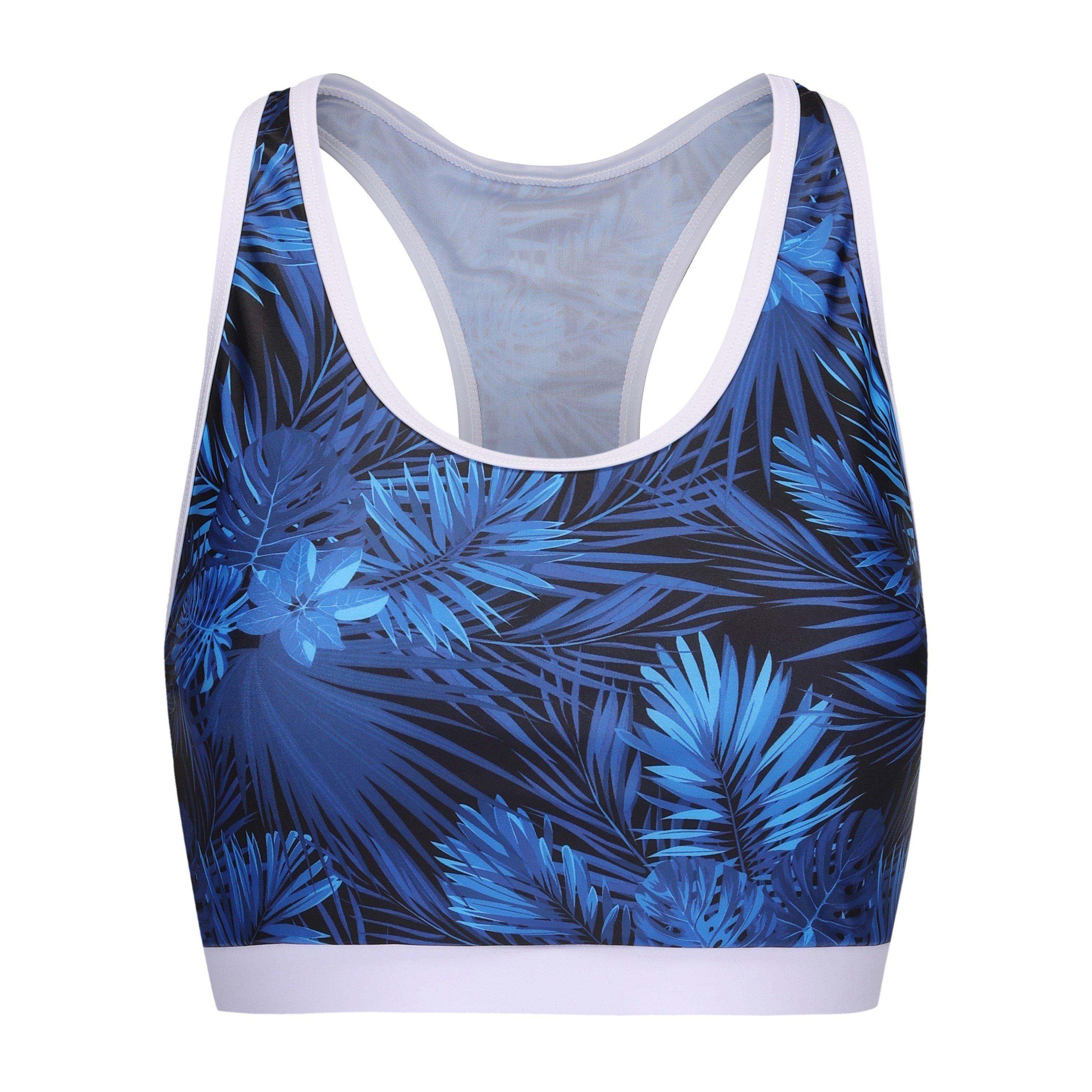 White/Leaf AOP - Slazenger - Swim Bikini Womens - 1