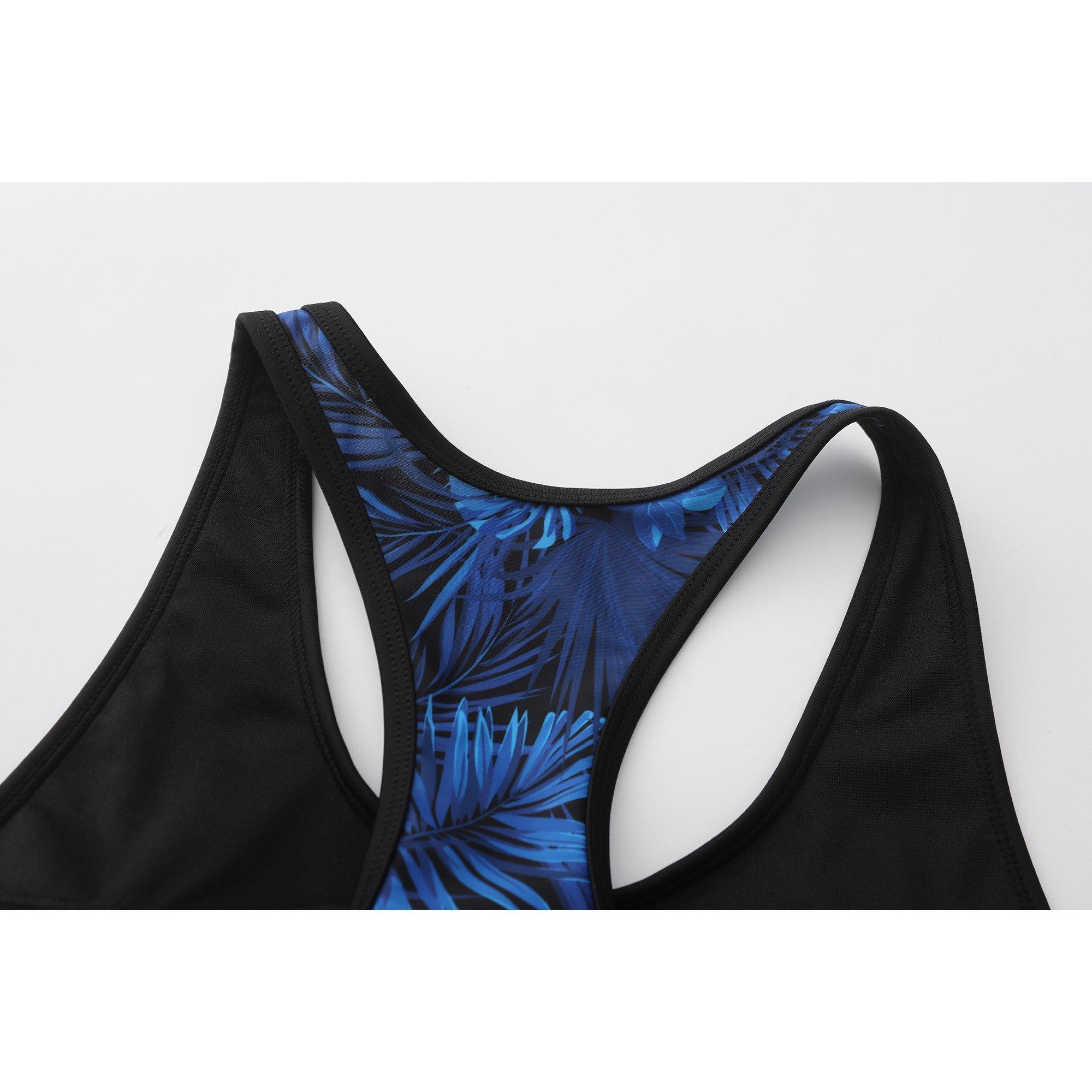 Black/Leaf AOP - Slazenger - Swim Bikini Womens - 5