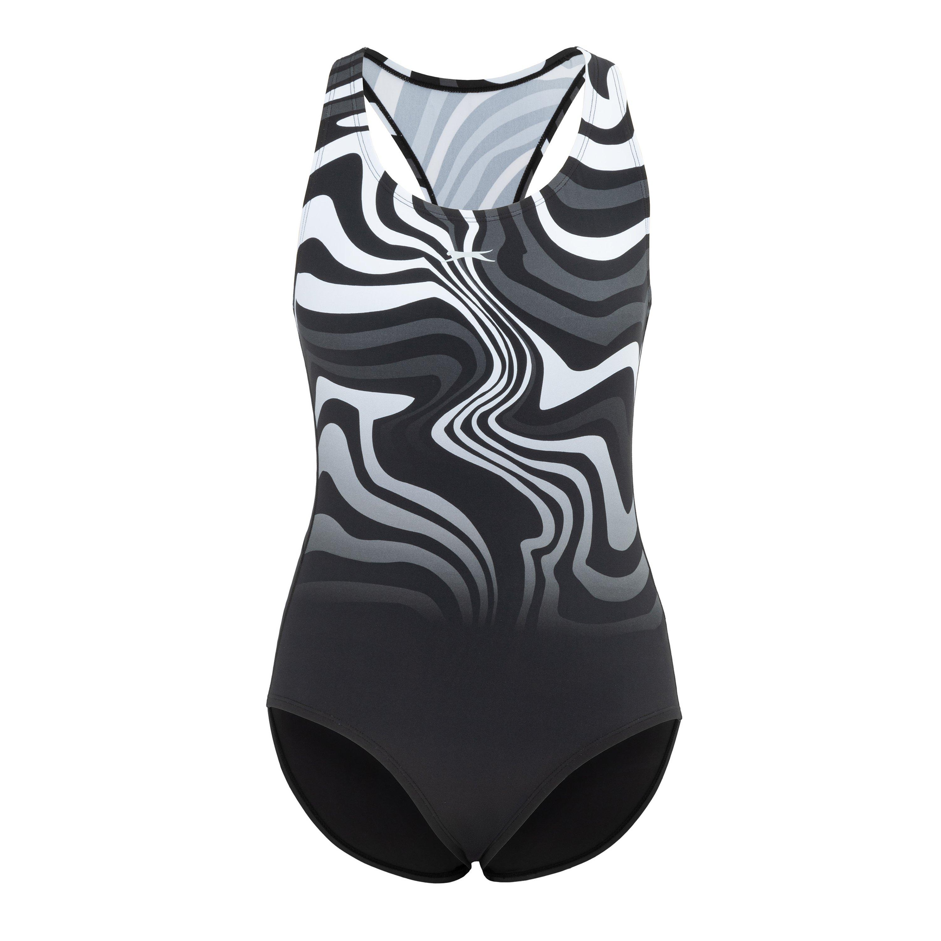 Black/White - Slazenger - Women's Slaz One Piece Swimsuit - 1