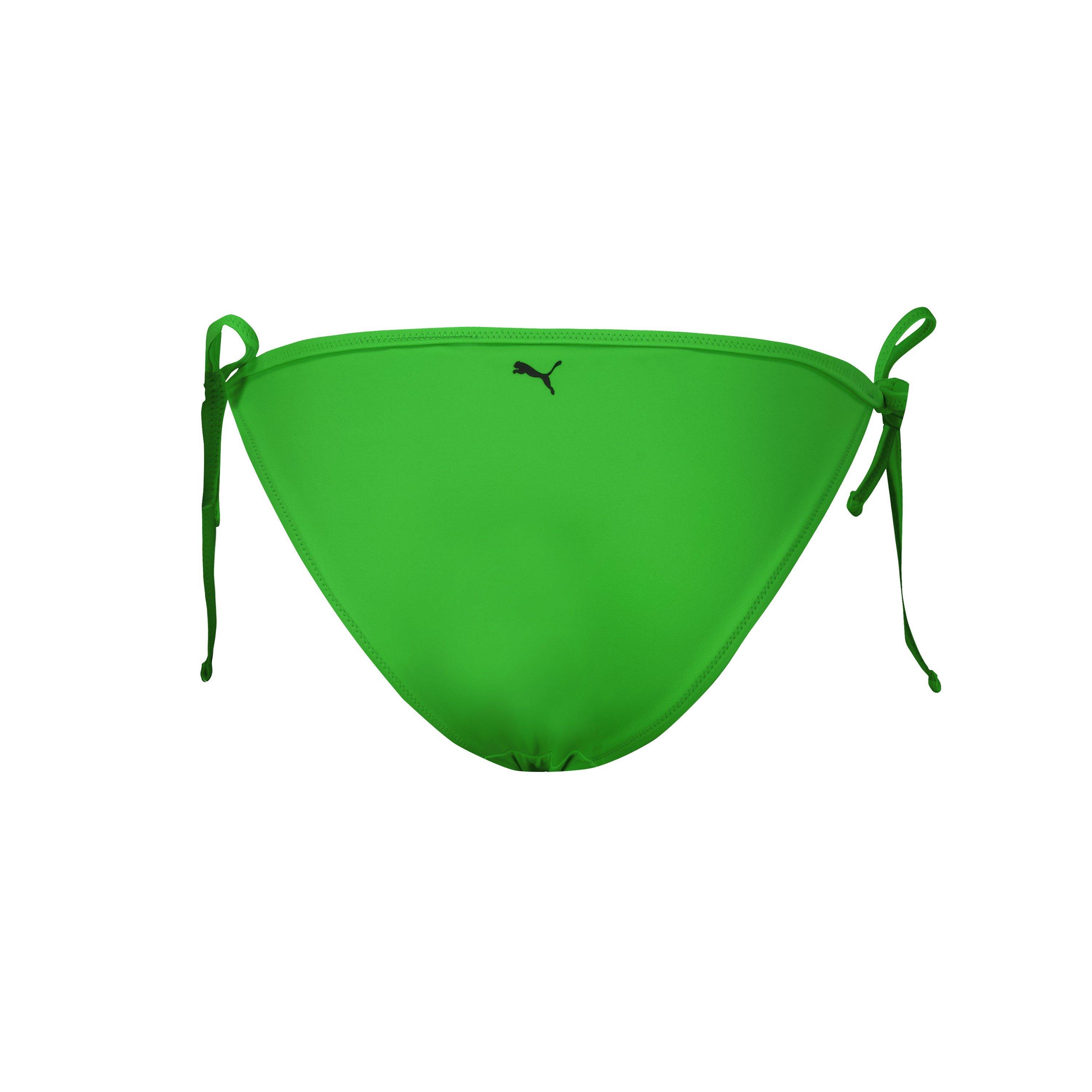 Bright Green - Puma - Women's Tie Side Bikini Bottom - 2