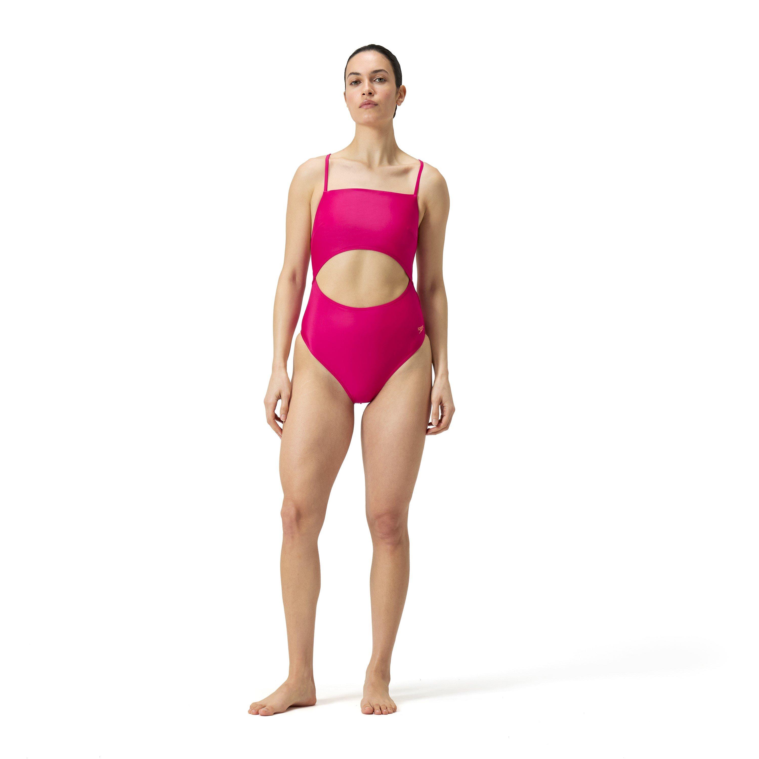 Paars - Speedo - Cut Out One Piece Swimsuit - 3