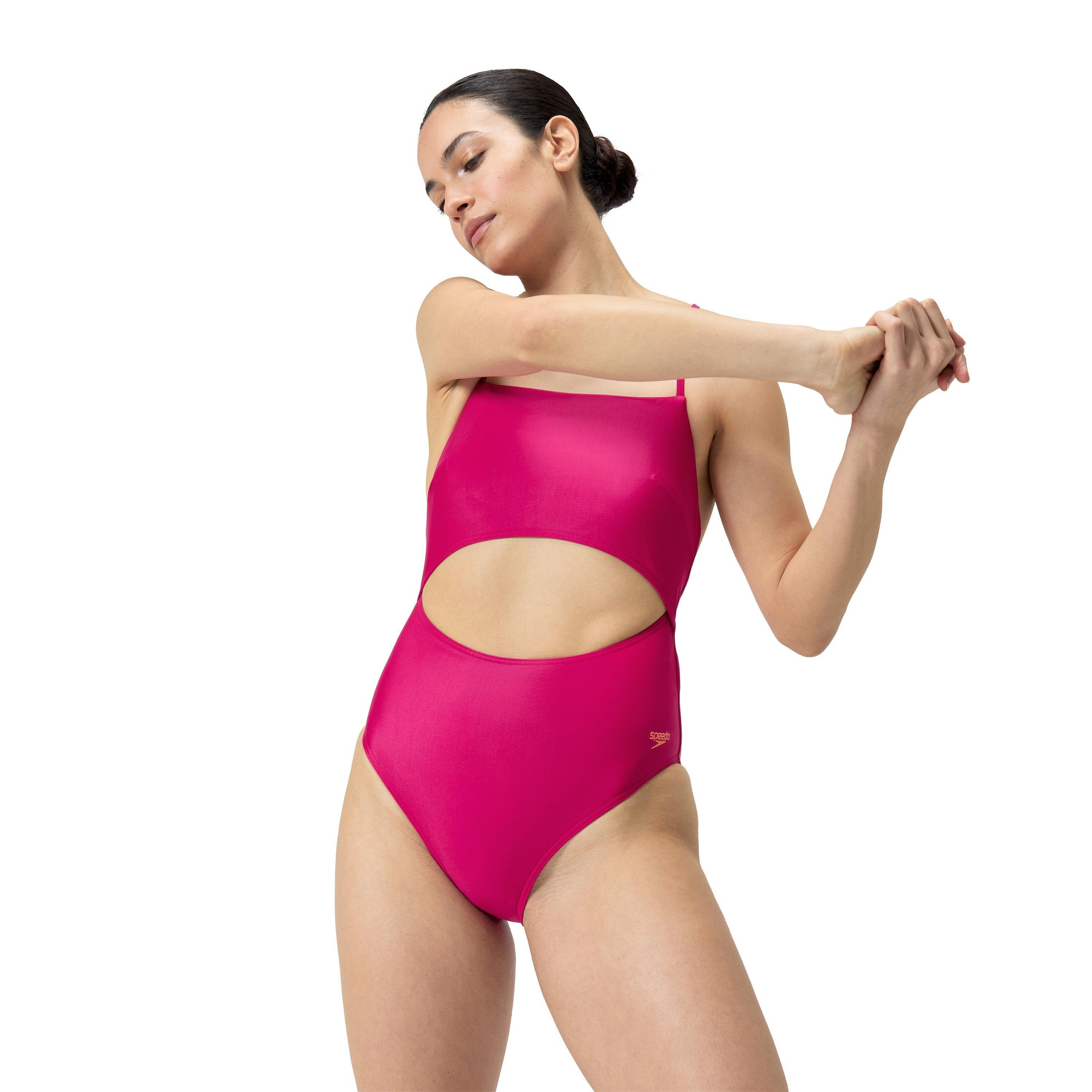 Paars - Speedo - Cut Out One Piece Swimsuit - 4