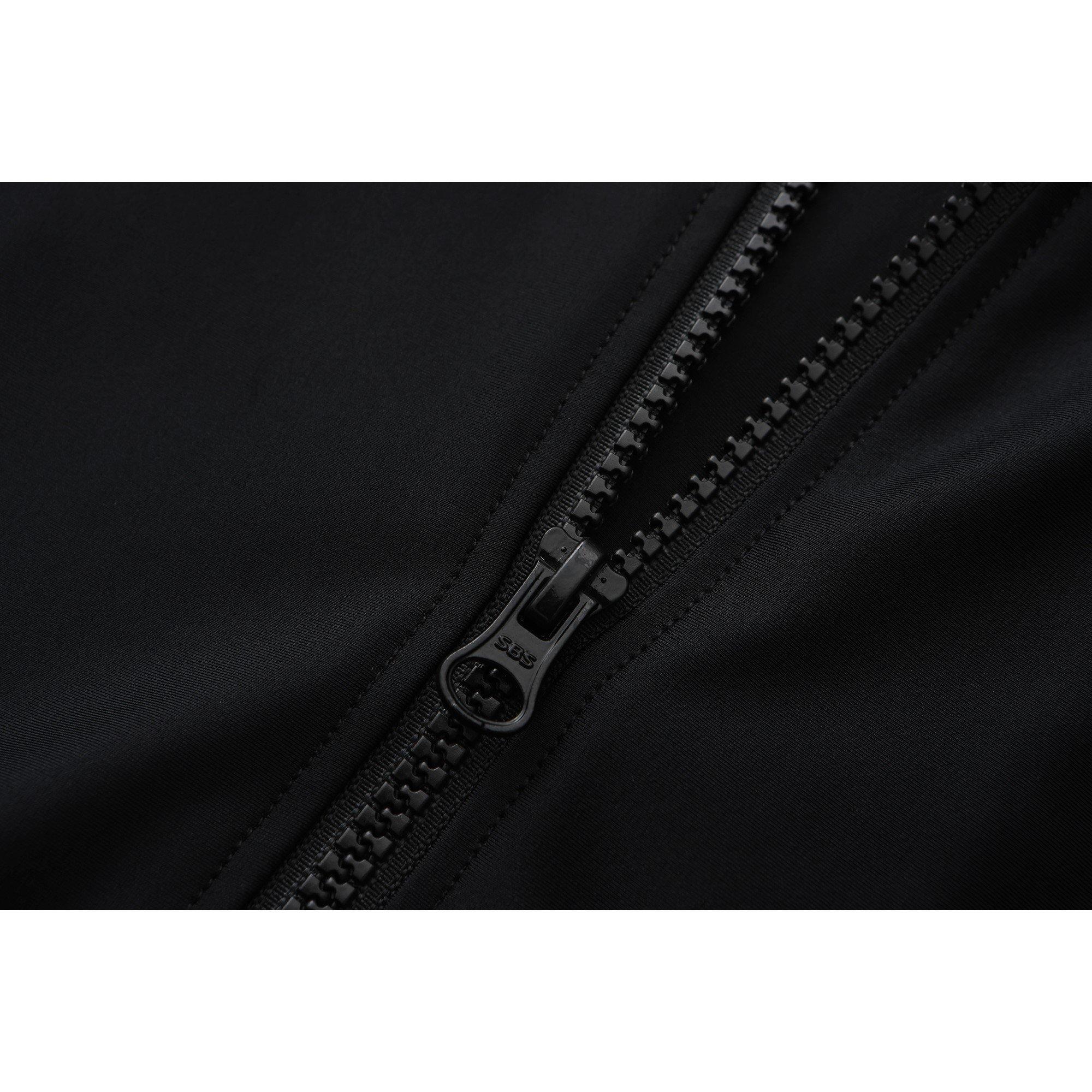 Black/Leaf AOP - Slazenger - Swim Jacket Womens - 4