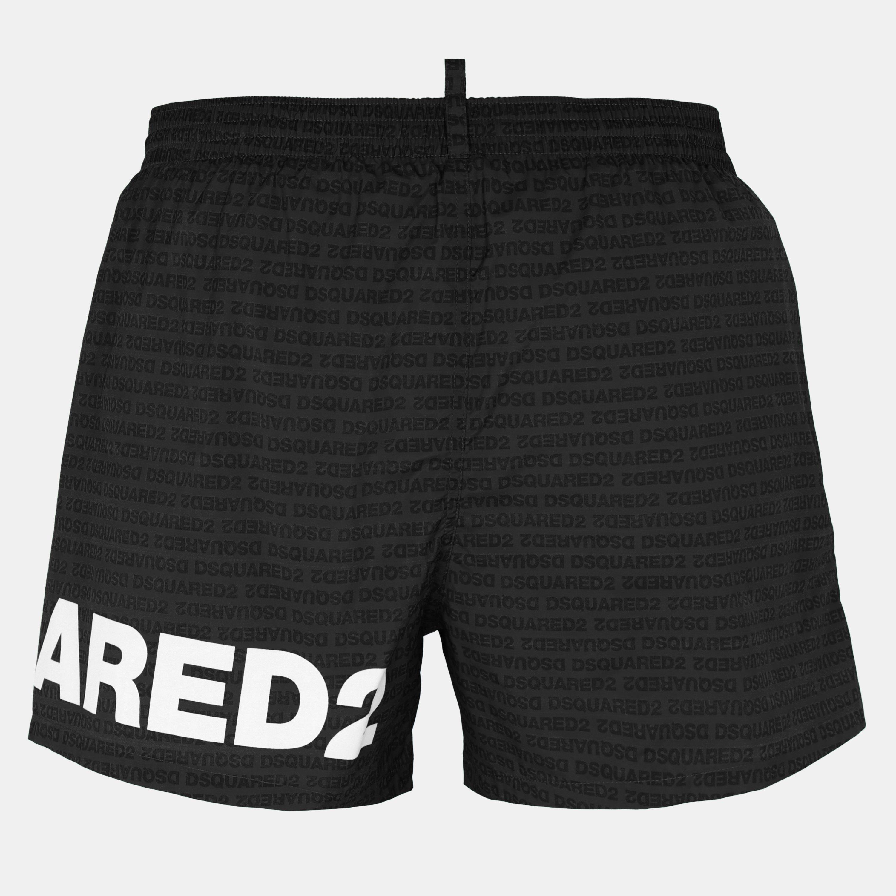 Black - DSquared2 - Men's DSQ Heritage Swim Shorts - 2