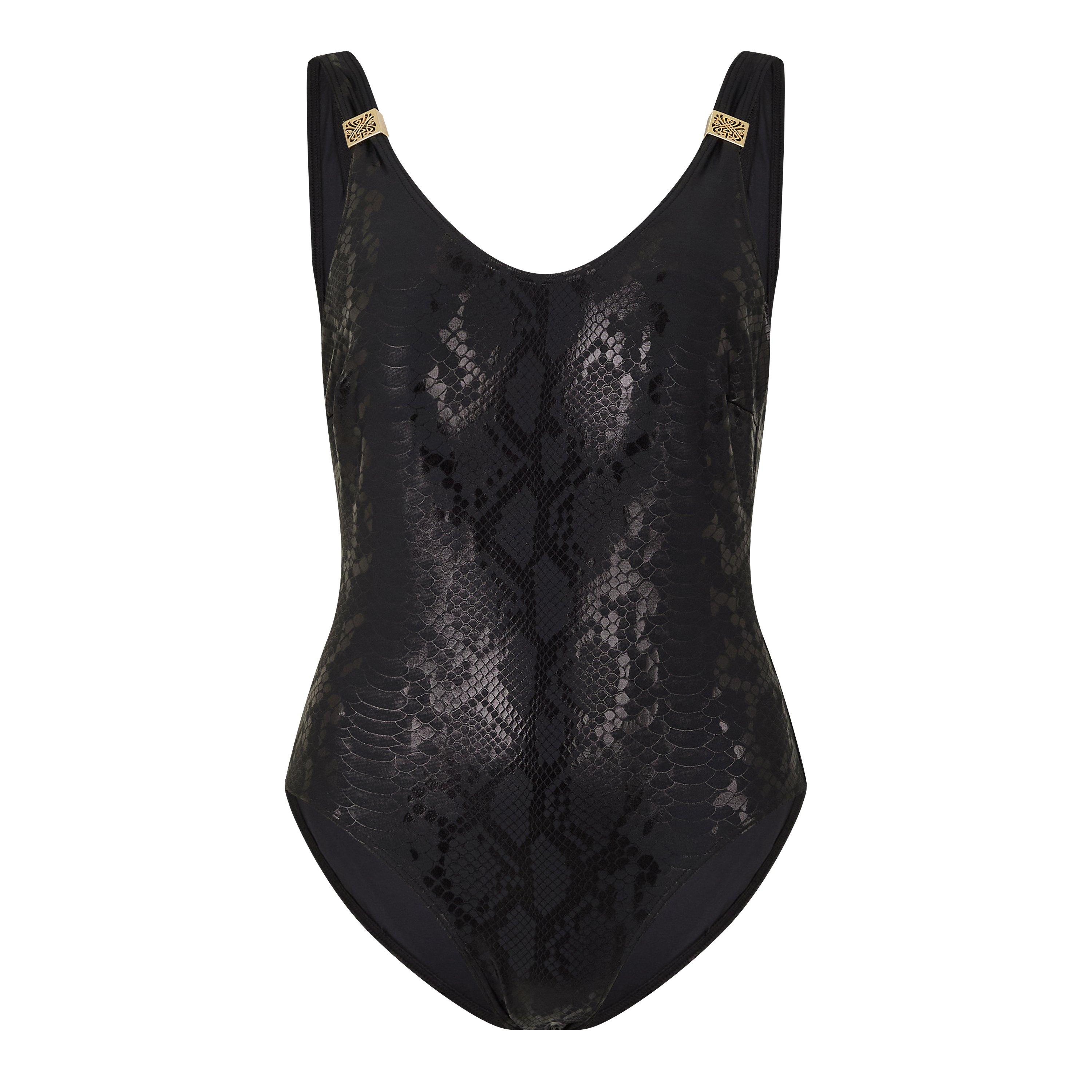 Black Snake - Biba - Women's Carmen Scoop Neck Swimsuit - 1