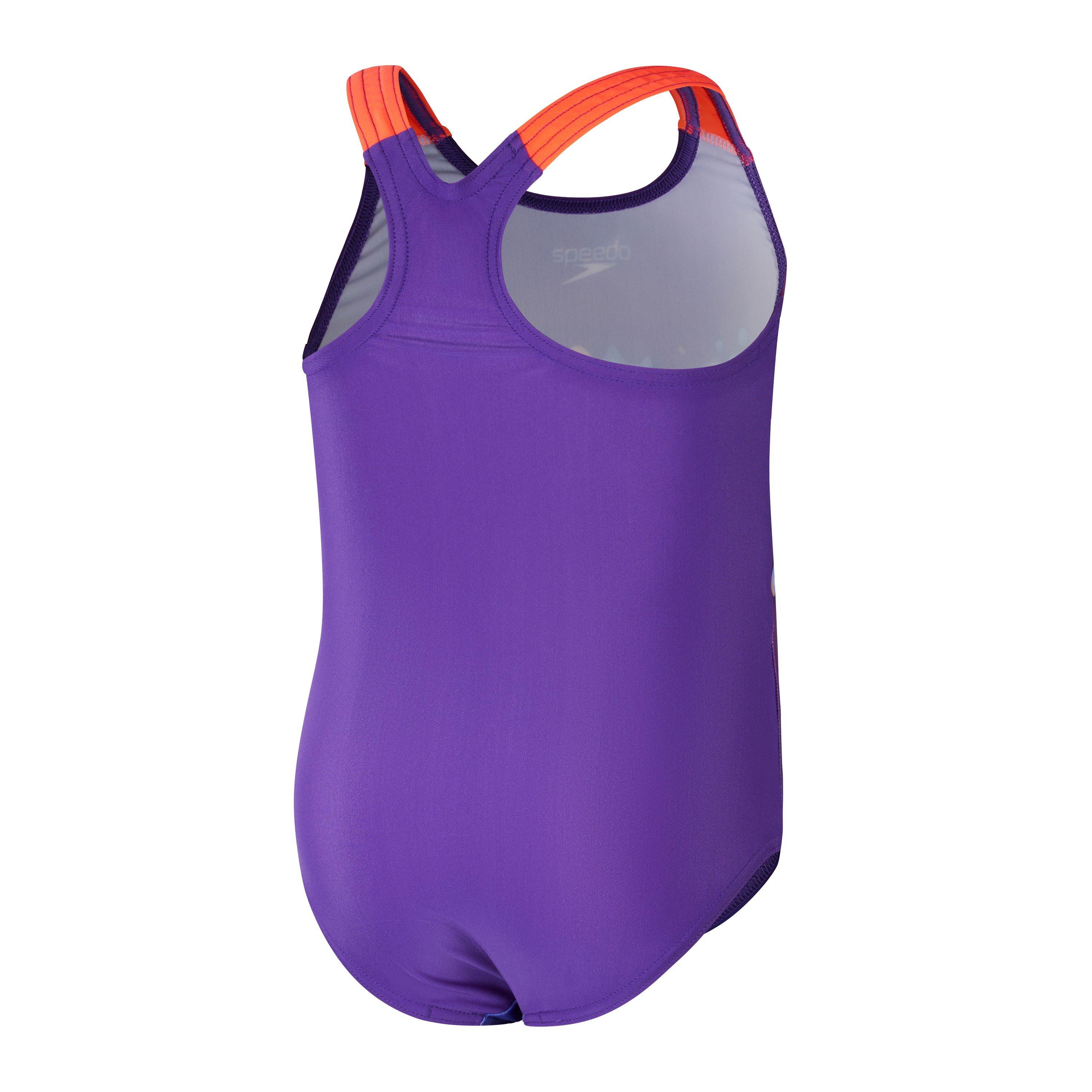 Purple/Pink - Speedo - Digital Print One Piece Swimsuit - 2