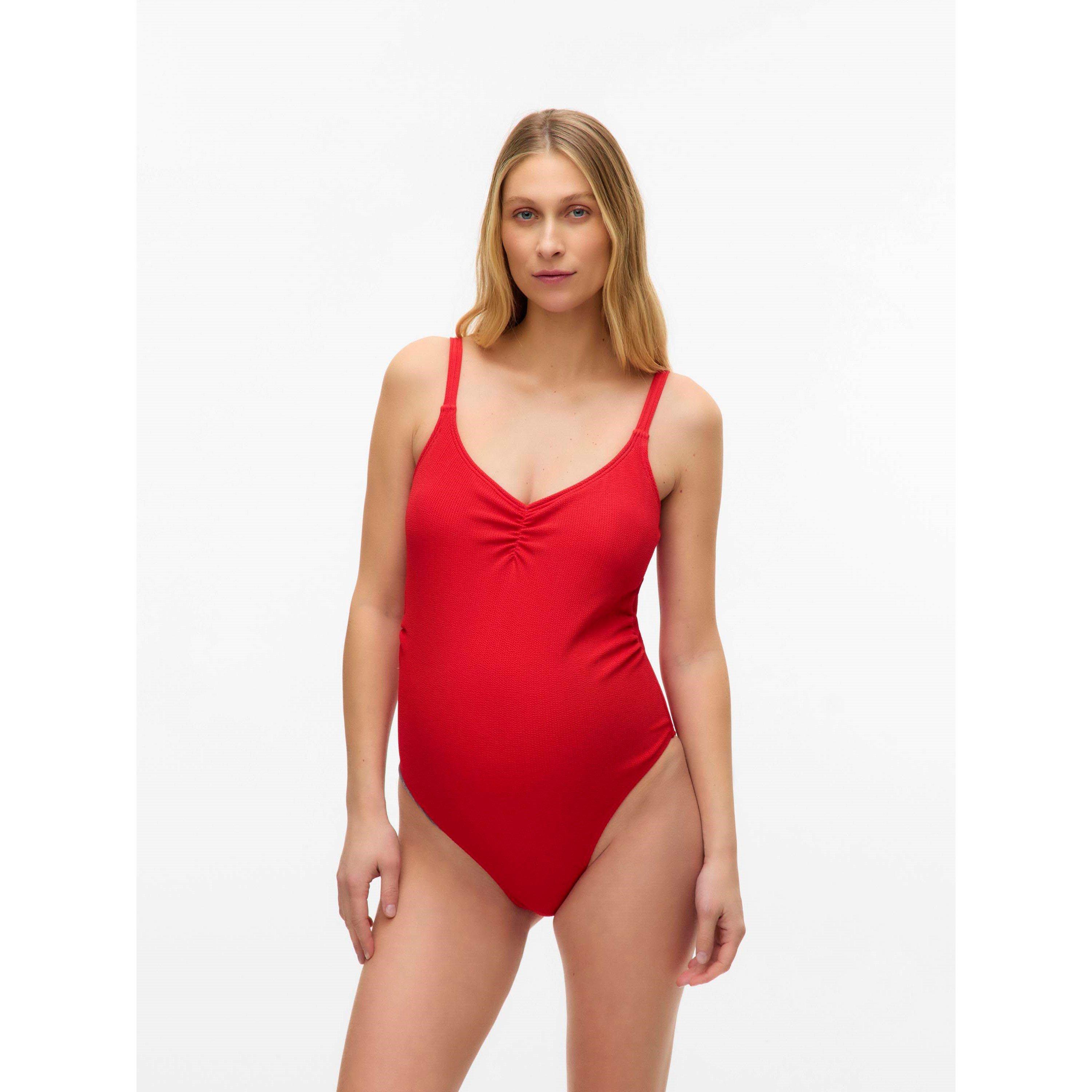 Racing Red - Mamalicious - One Piece Swimsuit - 5