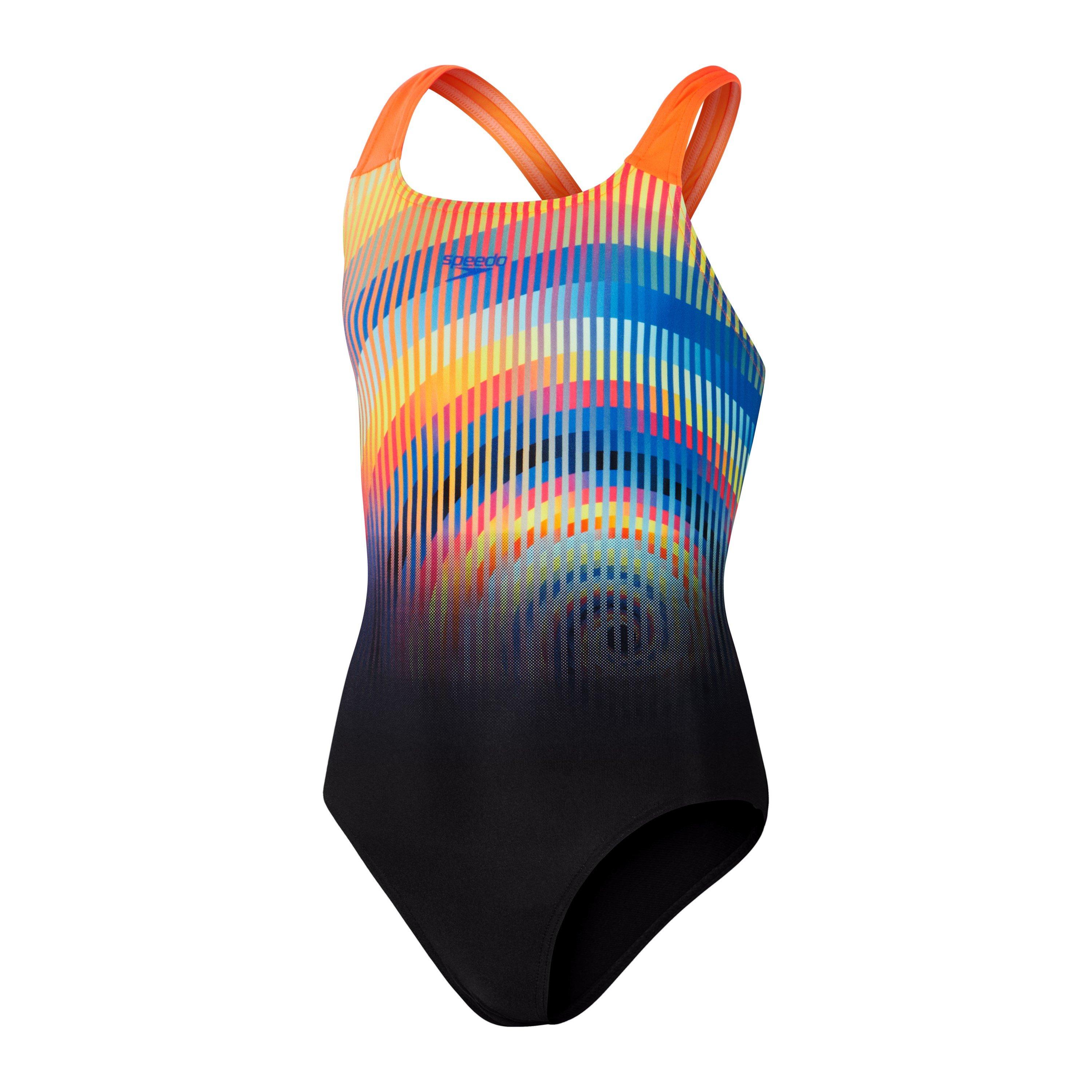 Negro/Rojo - Speedo - One Piece Swimsuit - 1