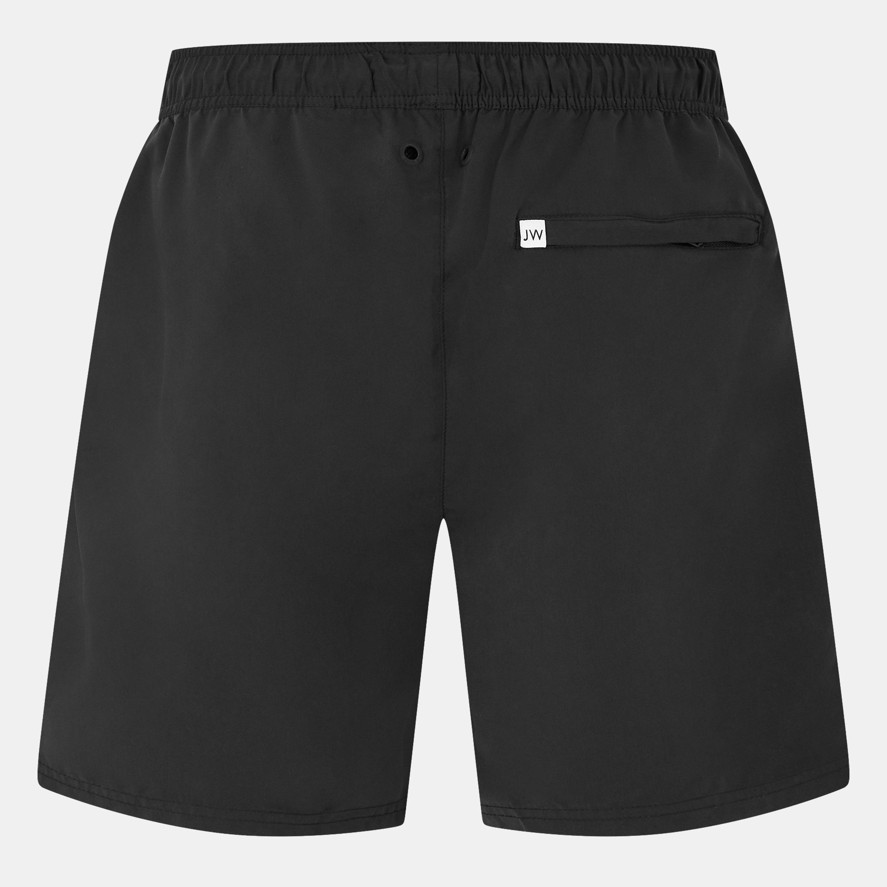 Black - Jack Wills - Mid-Length Swim Shorts Mens - 2