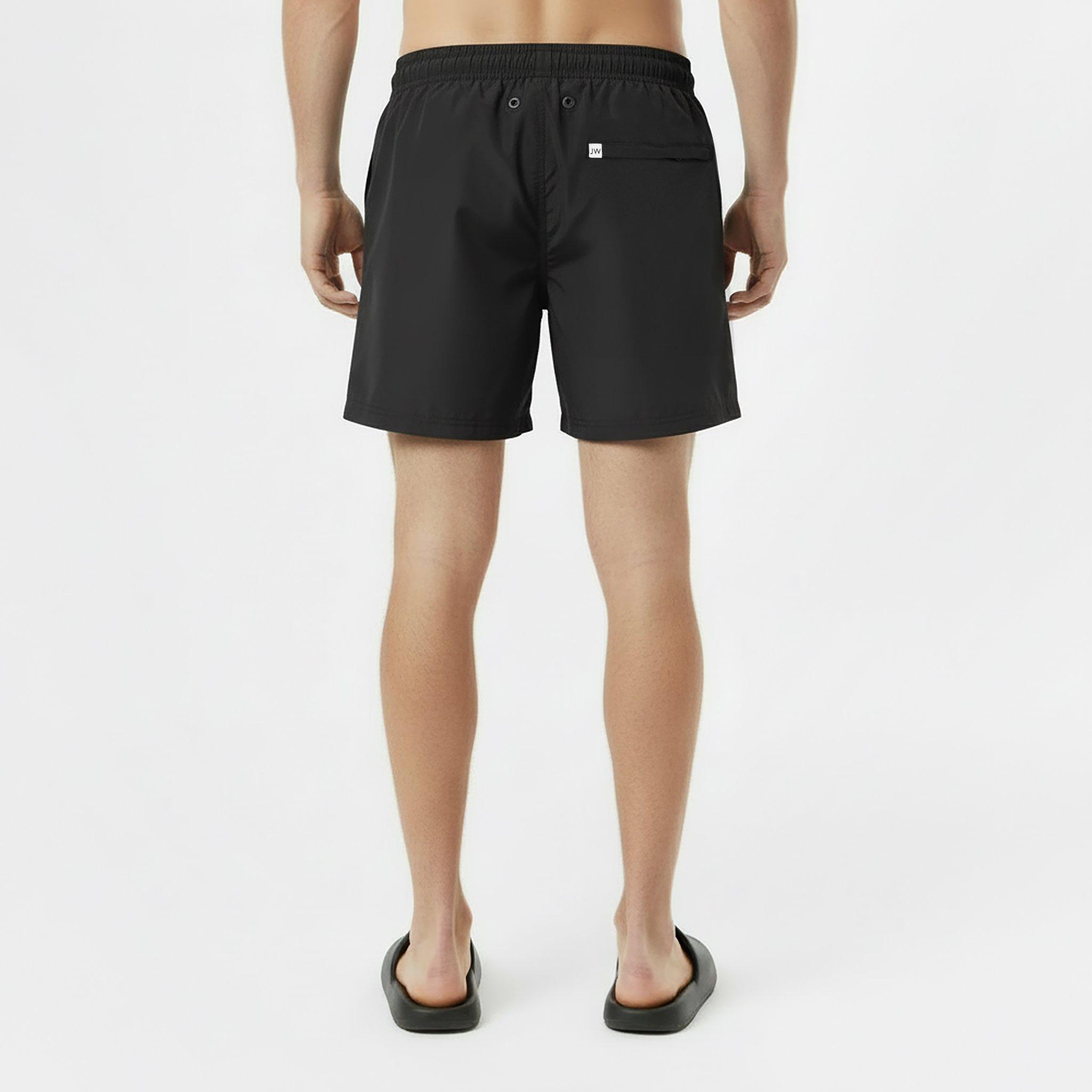 Black - Jack Wills - Mid-Length Swim Shorts Mens - 4