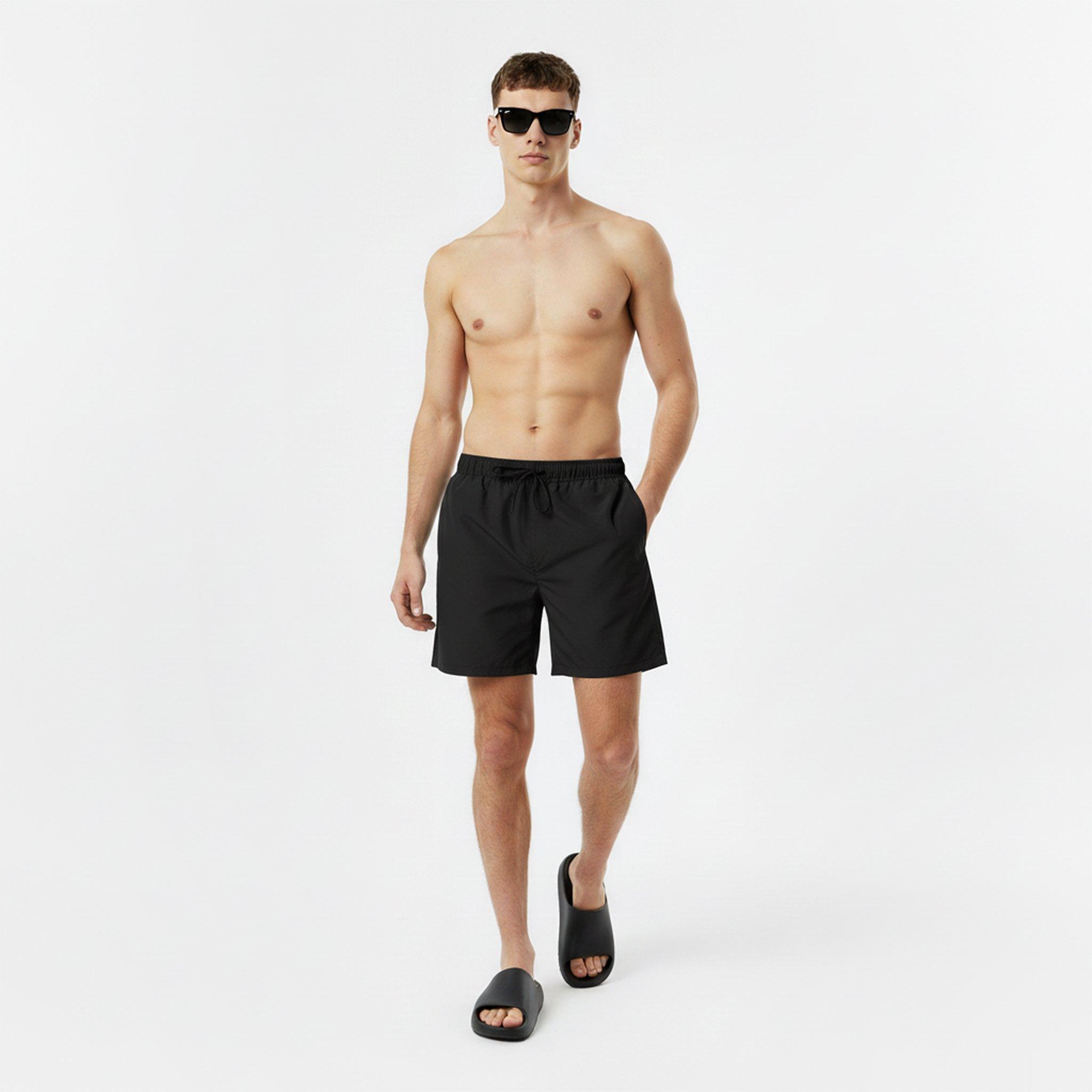Black - Jack Wills - Mid-Length Swim Shorts Mens - 5