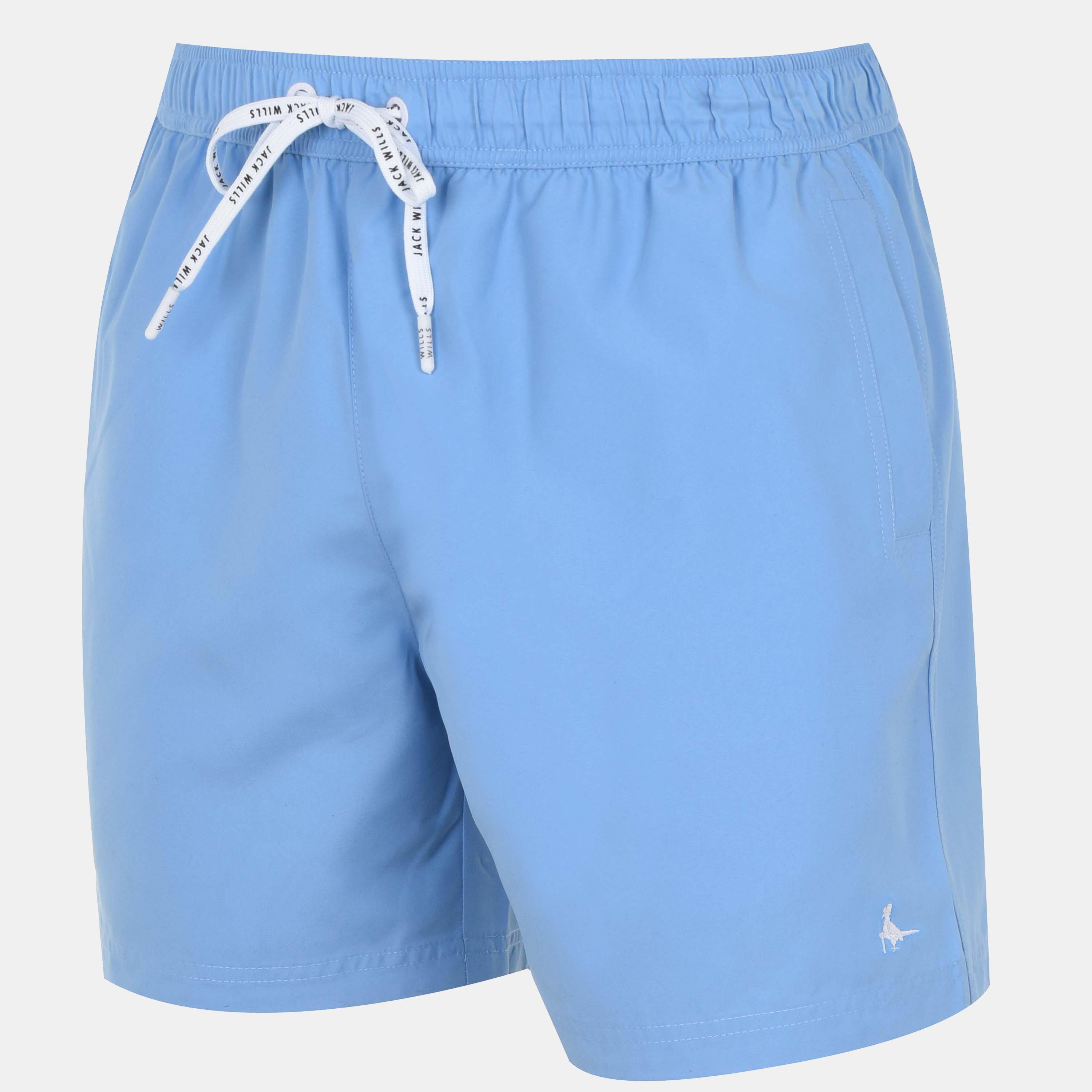 Blasses Blau - Jack Wills - Mid-Length Swim Shorts Mens - 1
