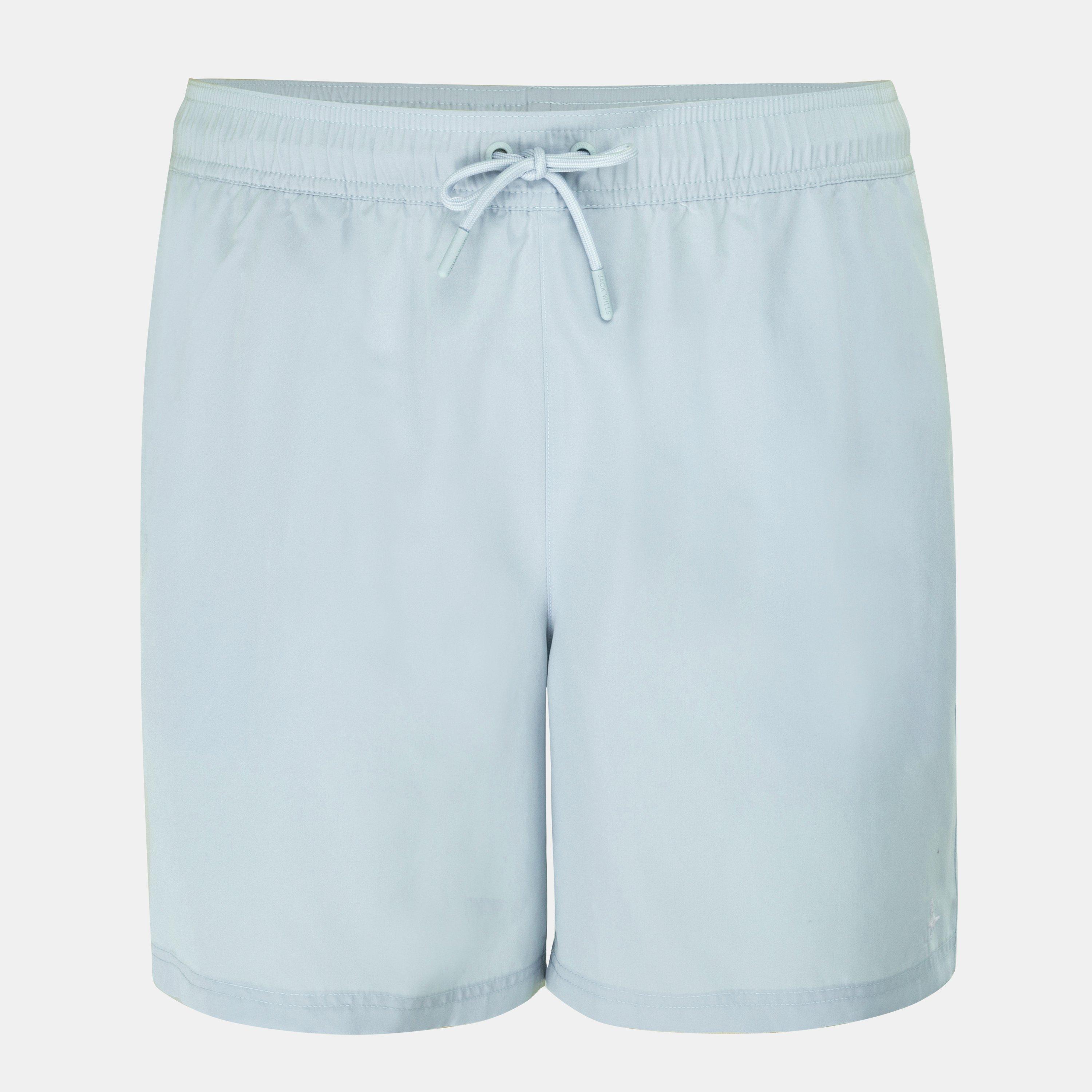 Jack Wills Men's Mid-Length Swim Shorts - Light Blue - M