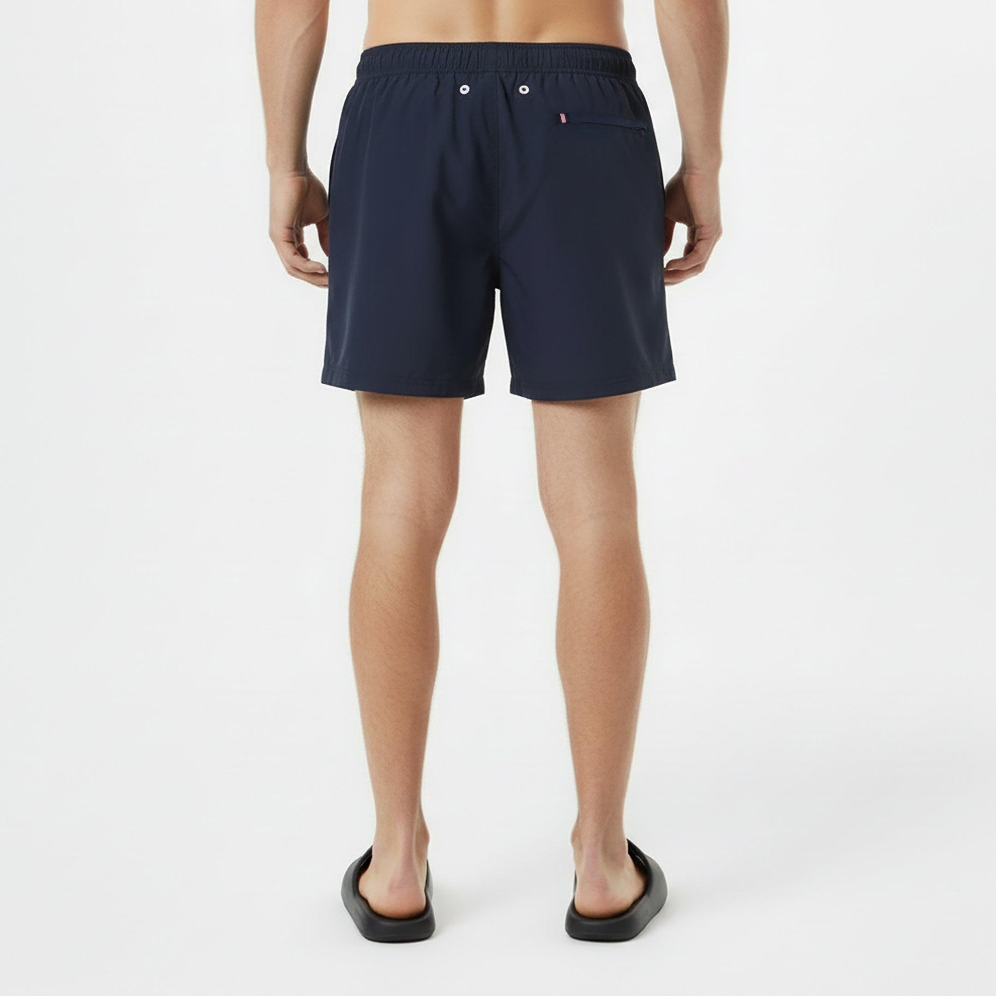 Navy - Jack Wills - Mid-Length Swim Shorts Mens - 4