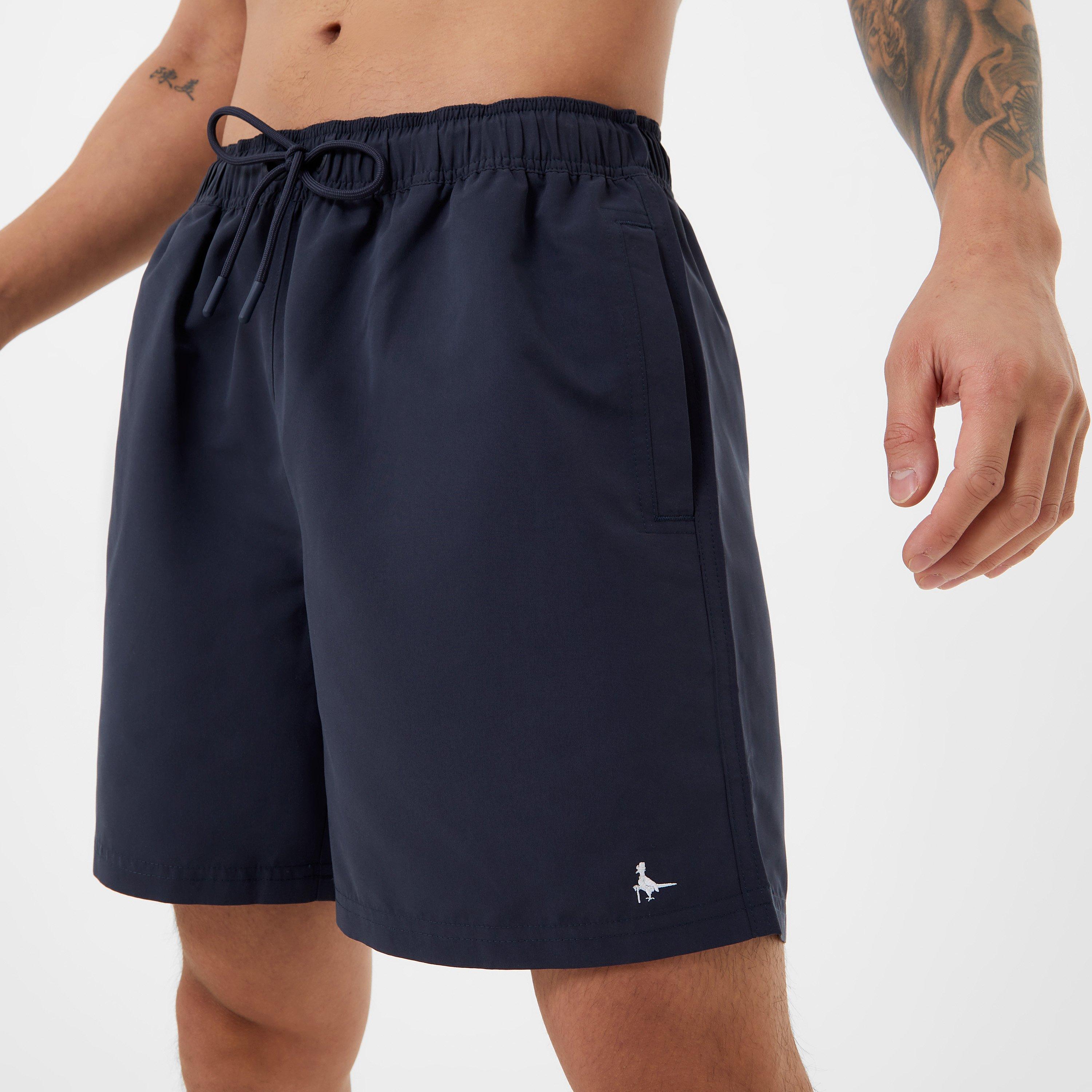 Navy - Jack Wills - Mid-Length Swim Shorts Mens - 5