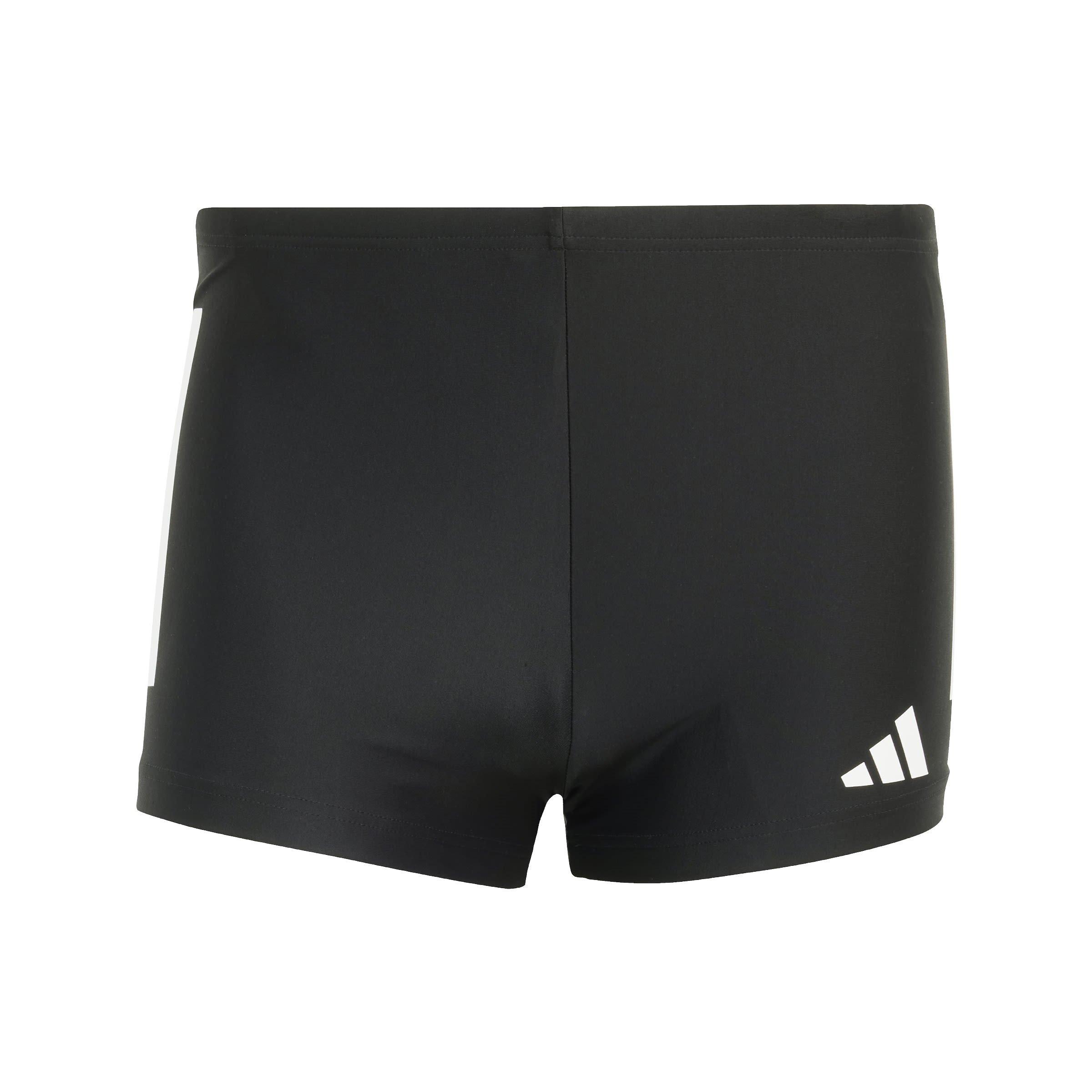 Black/White - adidas - 3-Stripe Swimming Boxers Mens - 1