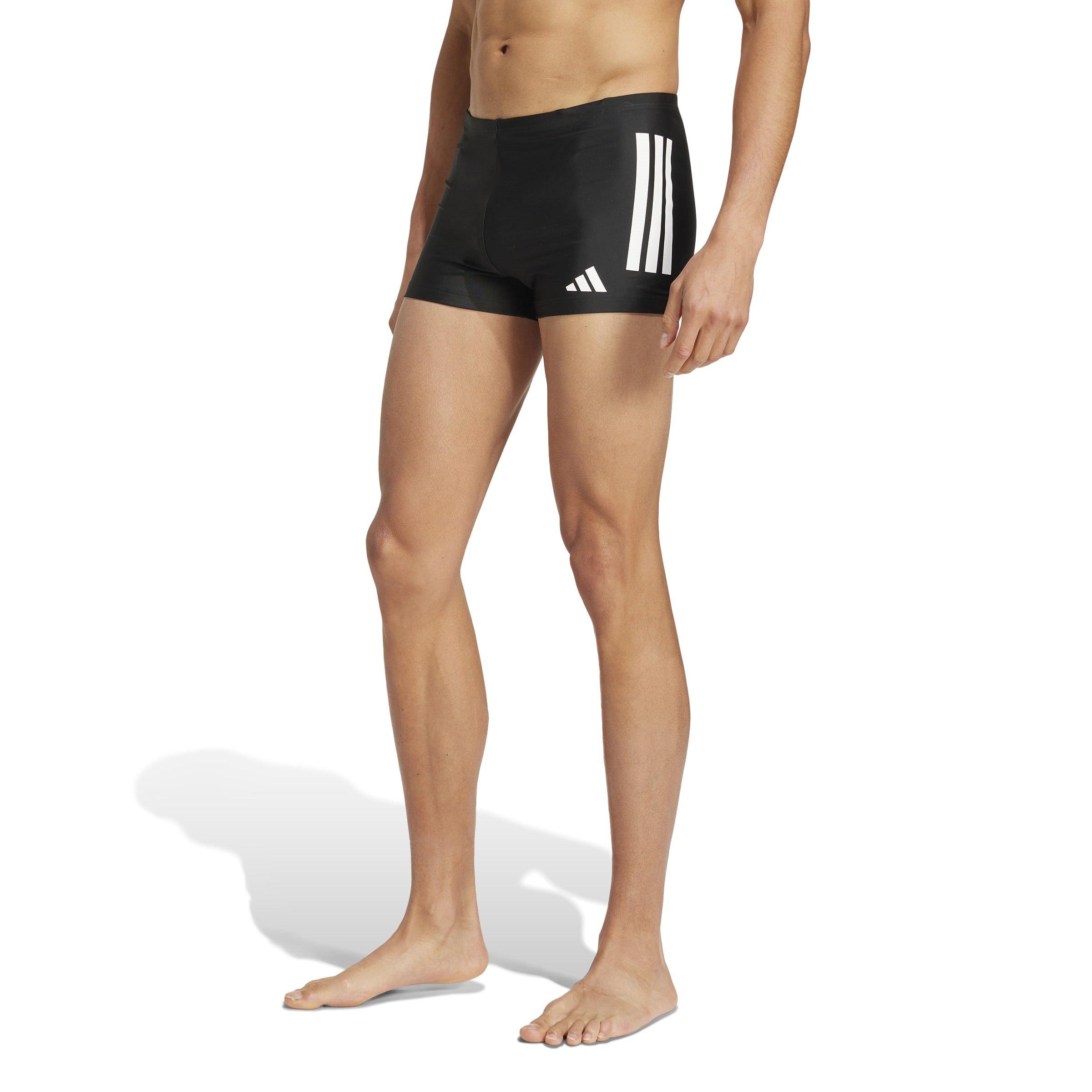 Black/White - adidas - 3-Stripe Swimming Boxers Mens - 2