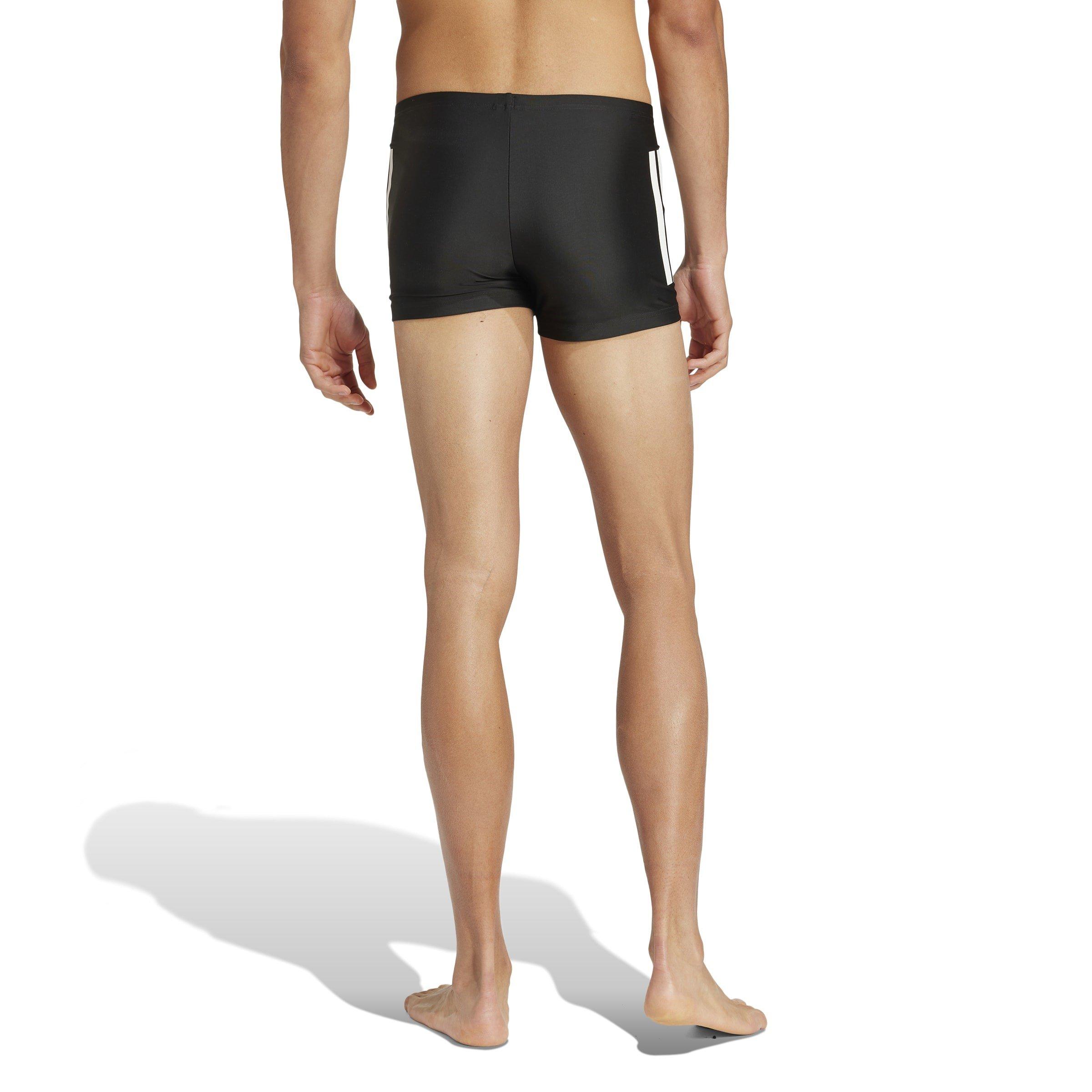 Black/White - adidas - 3-Stripe Swimming Boxers Mens - 3