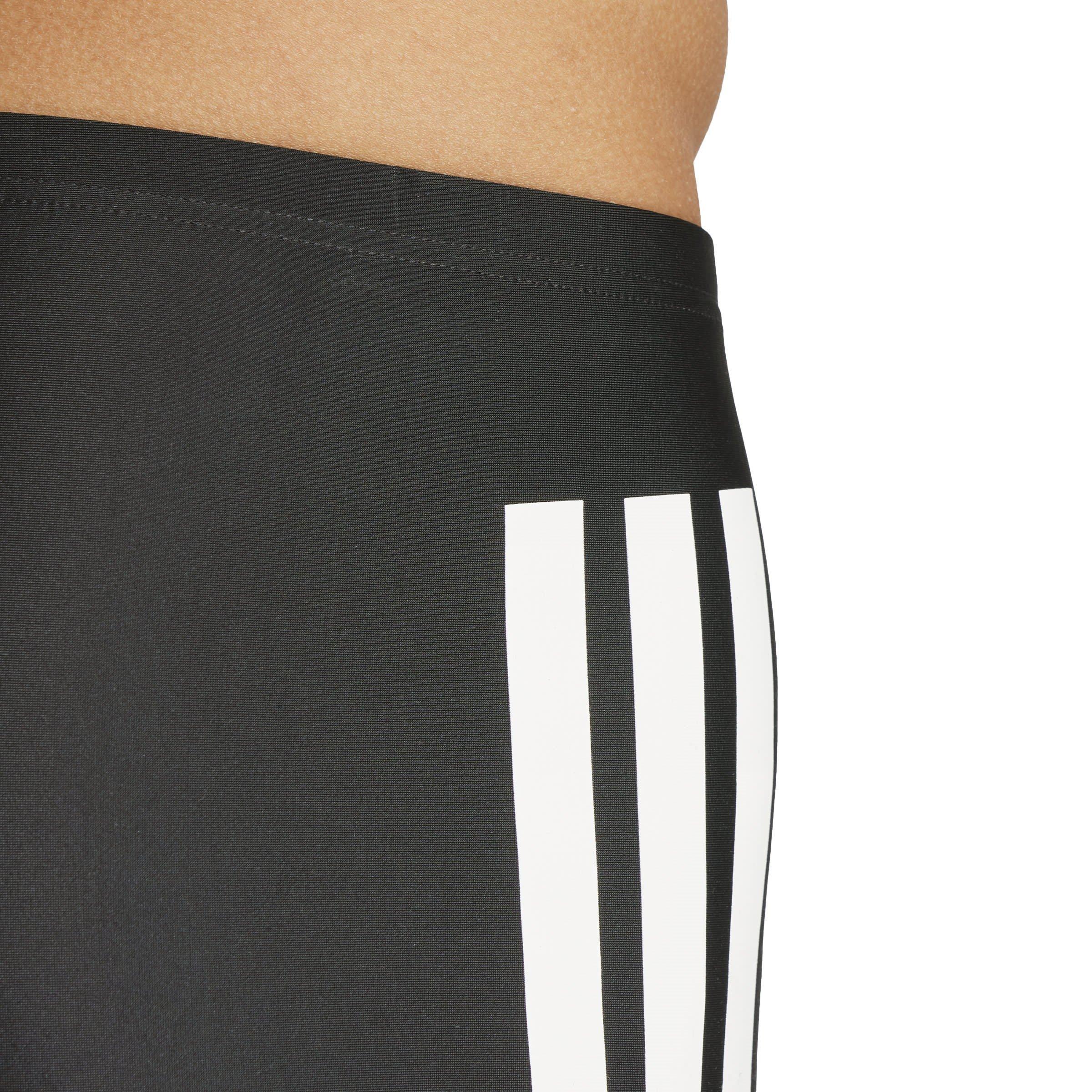 Black/White - adidas - 3-Stripe Swimming Boxers Mens - 6